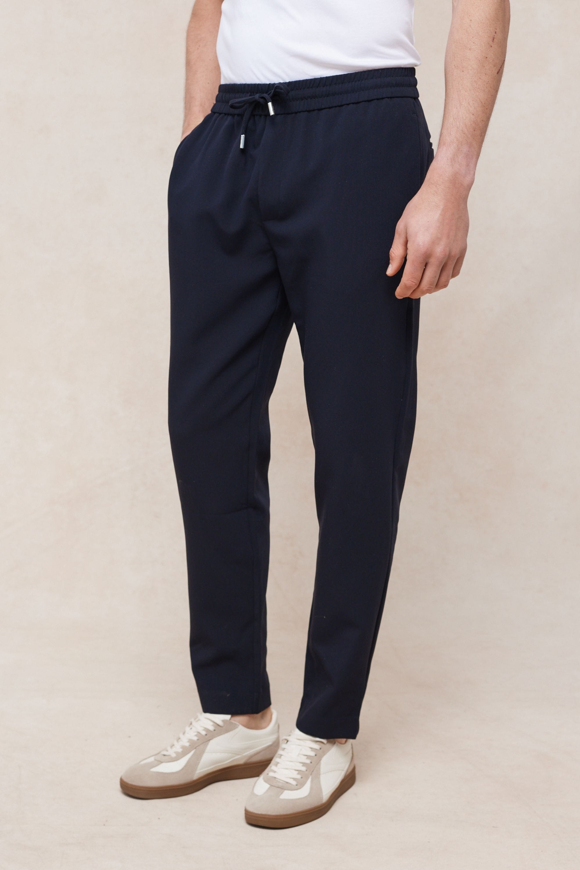 Mateo Tapered Trouser - Dark Navy