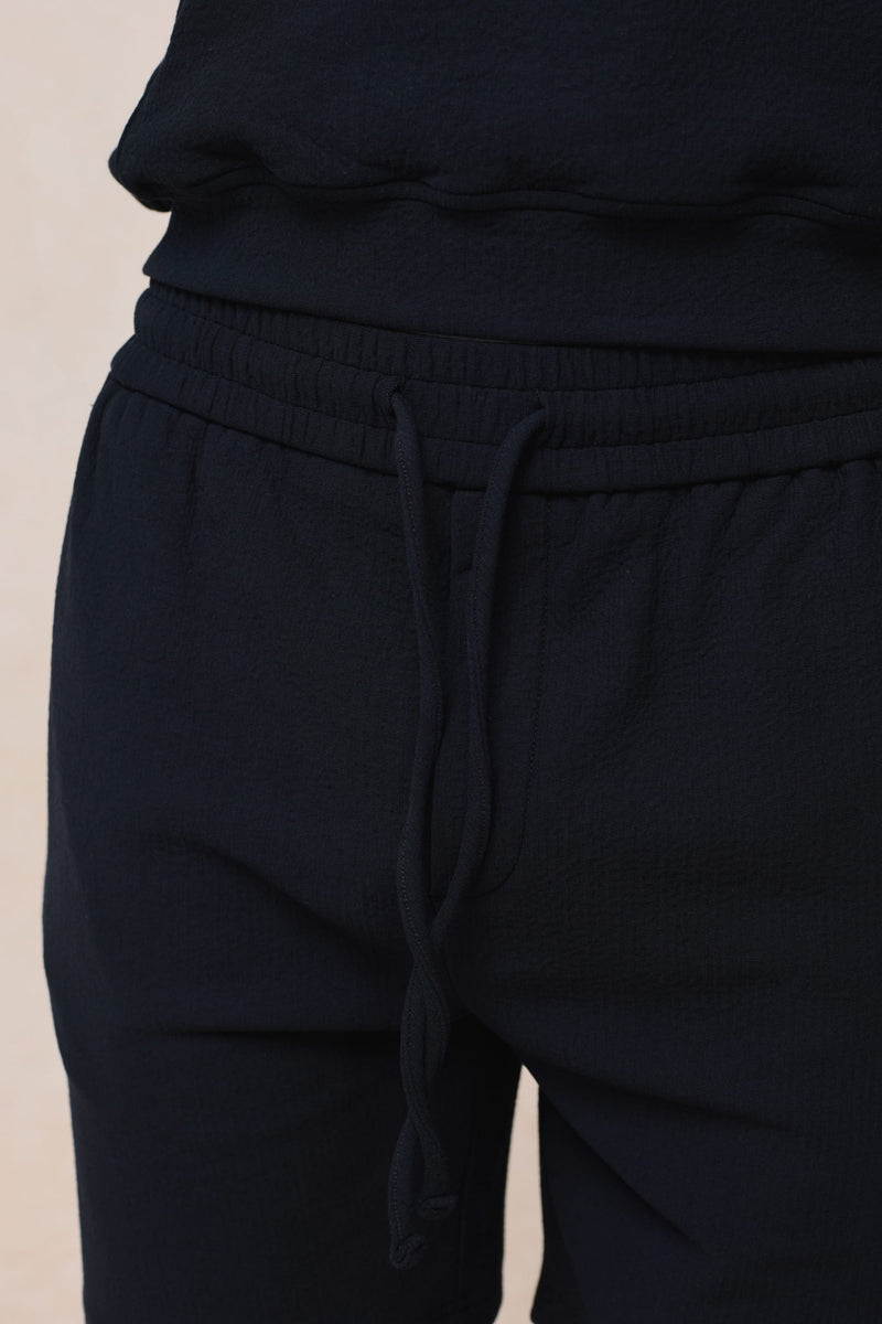 Zarco Crinkled Jersey Short - Navy