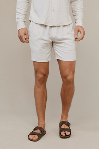 Cami Linen Short - Oatmeal