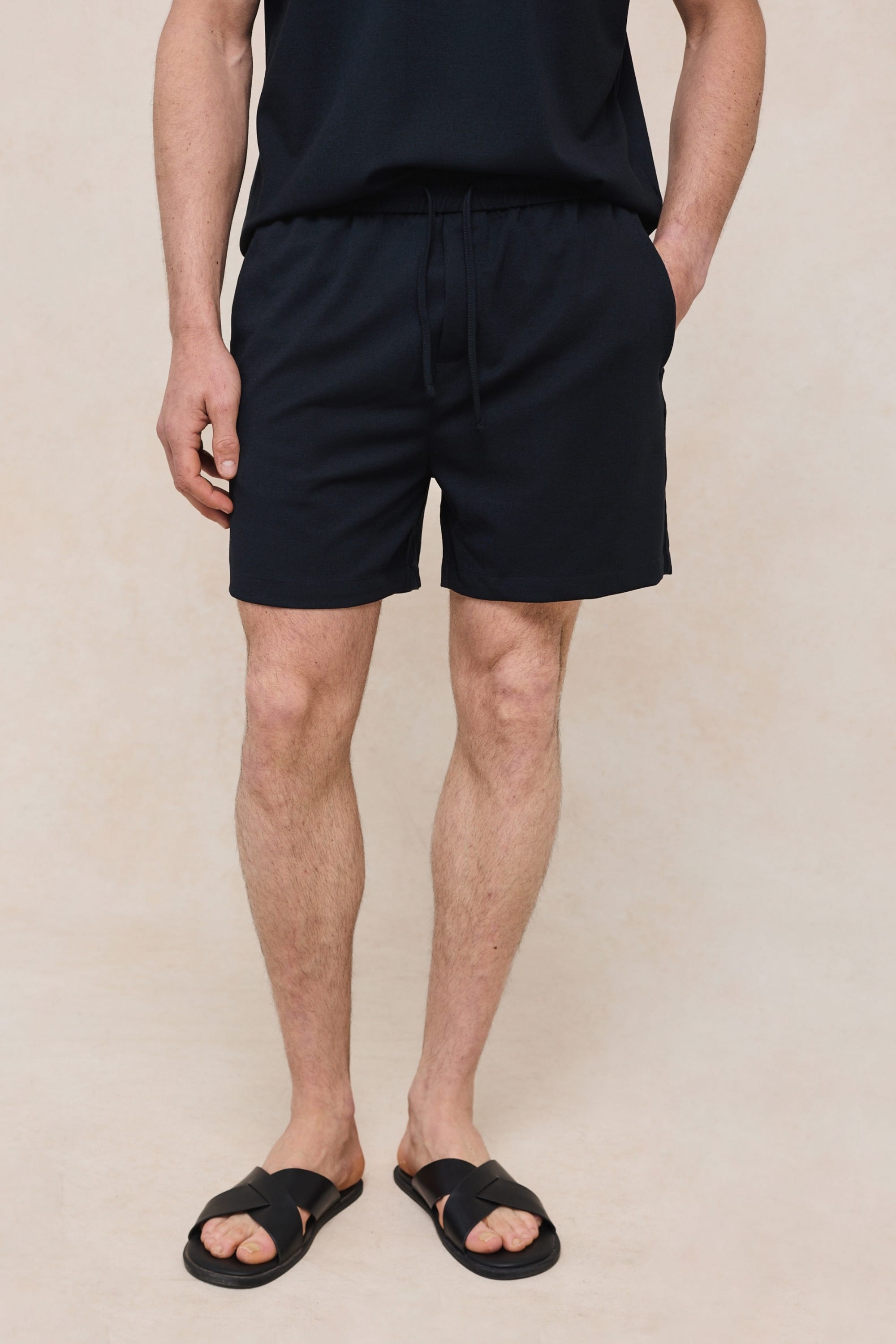 Tomas Elasticated Waist Short - Navy