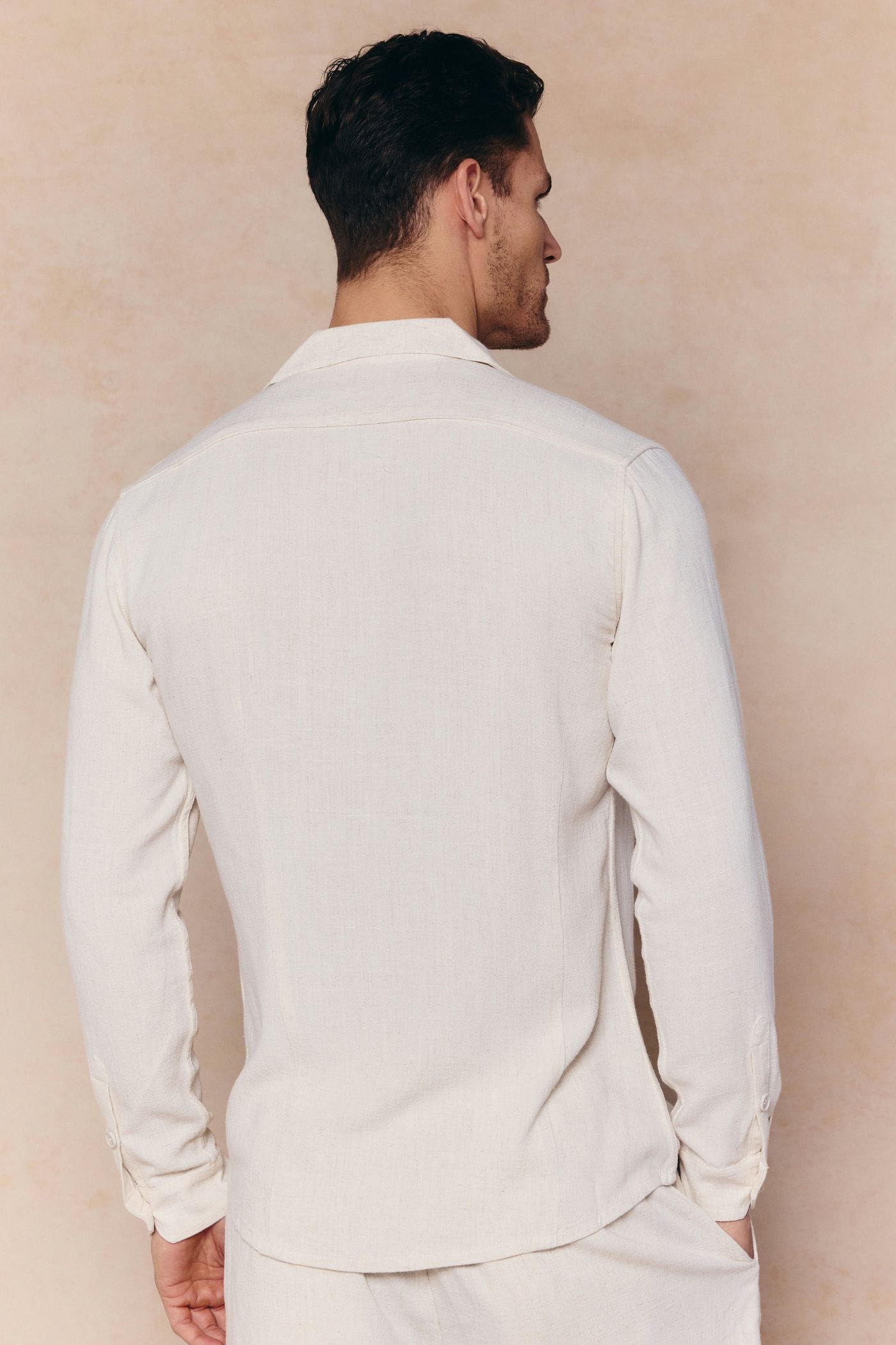 Cami Linen Shirt - Oatmeal