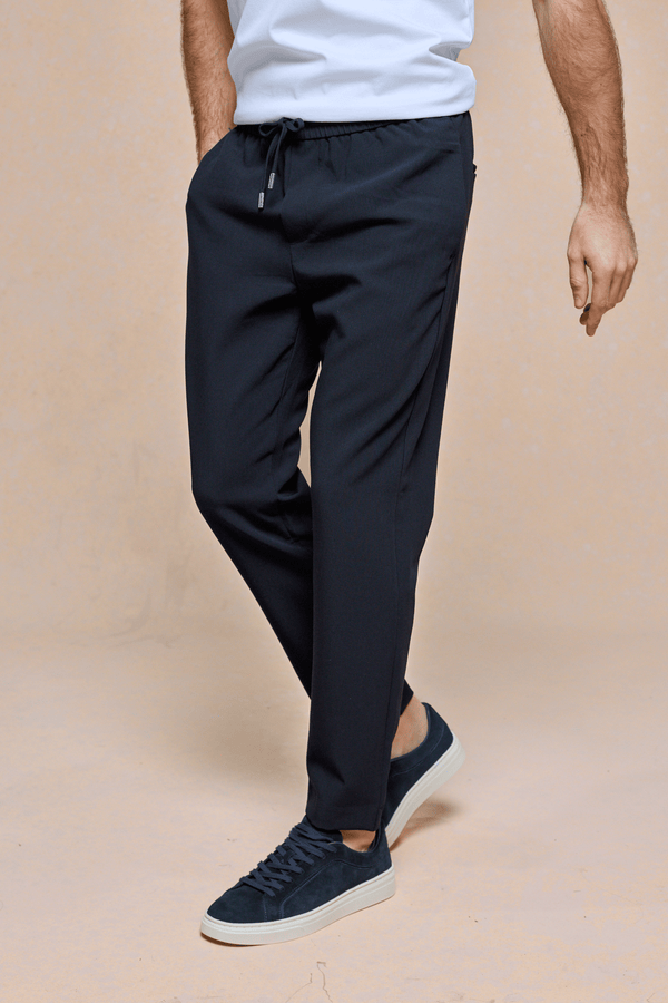 Mateo Tapered Trouser - Dark Navy