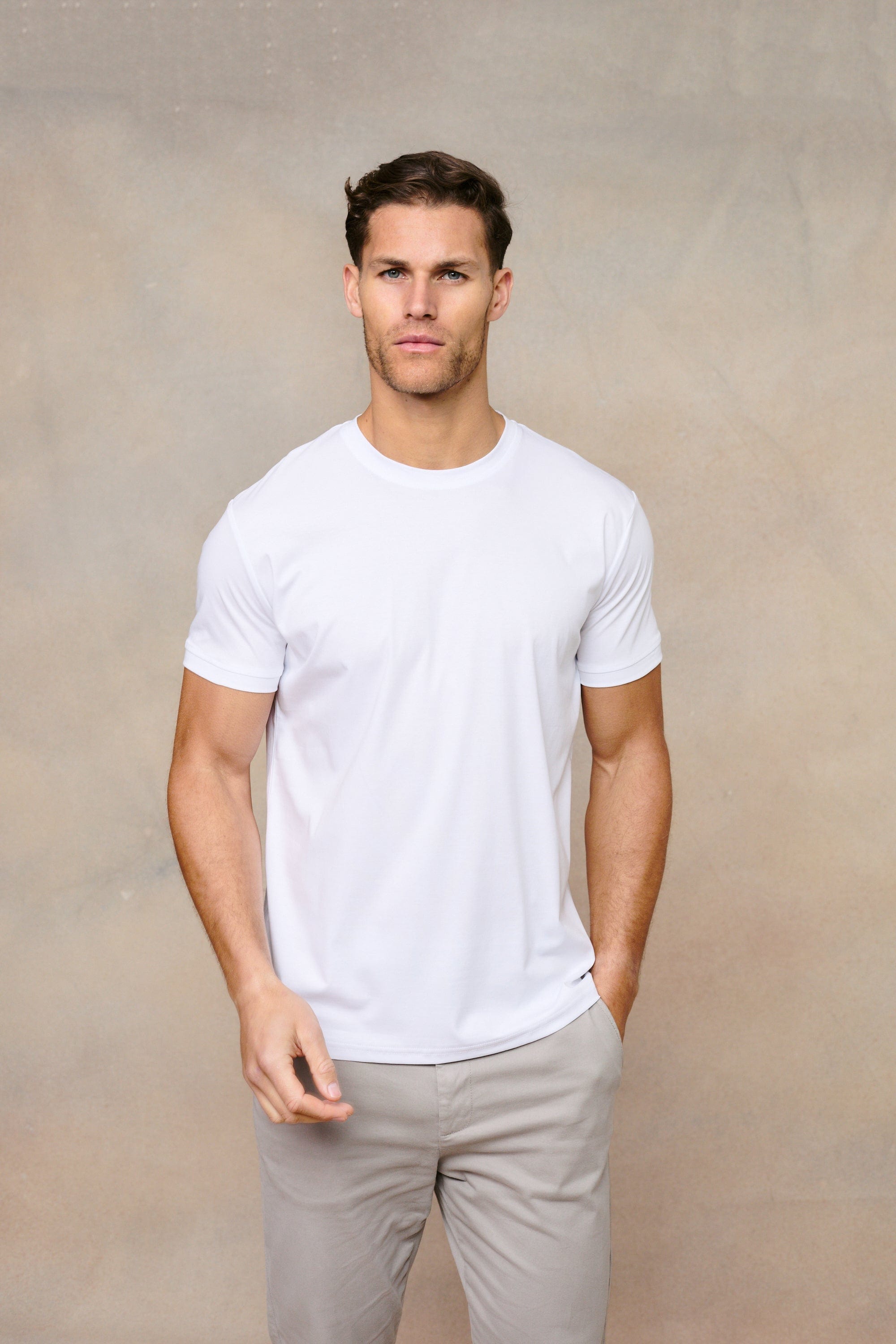 Luxe Mercerised T-Shirt - White