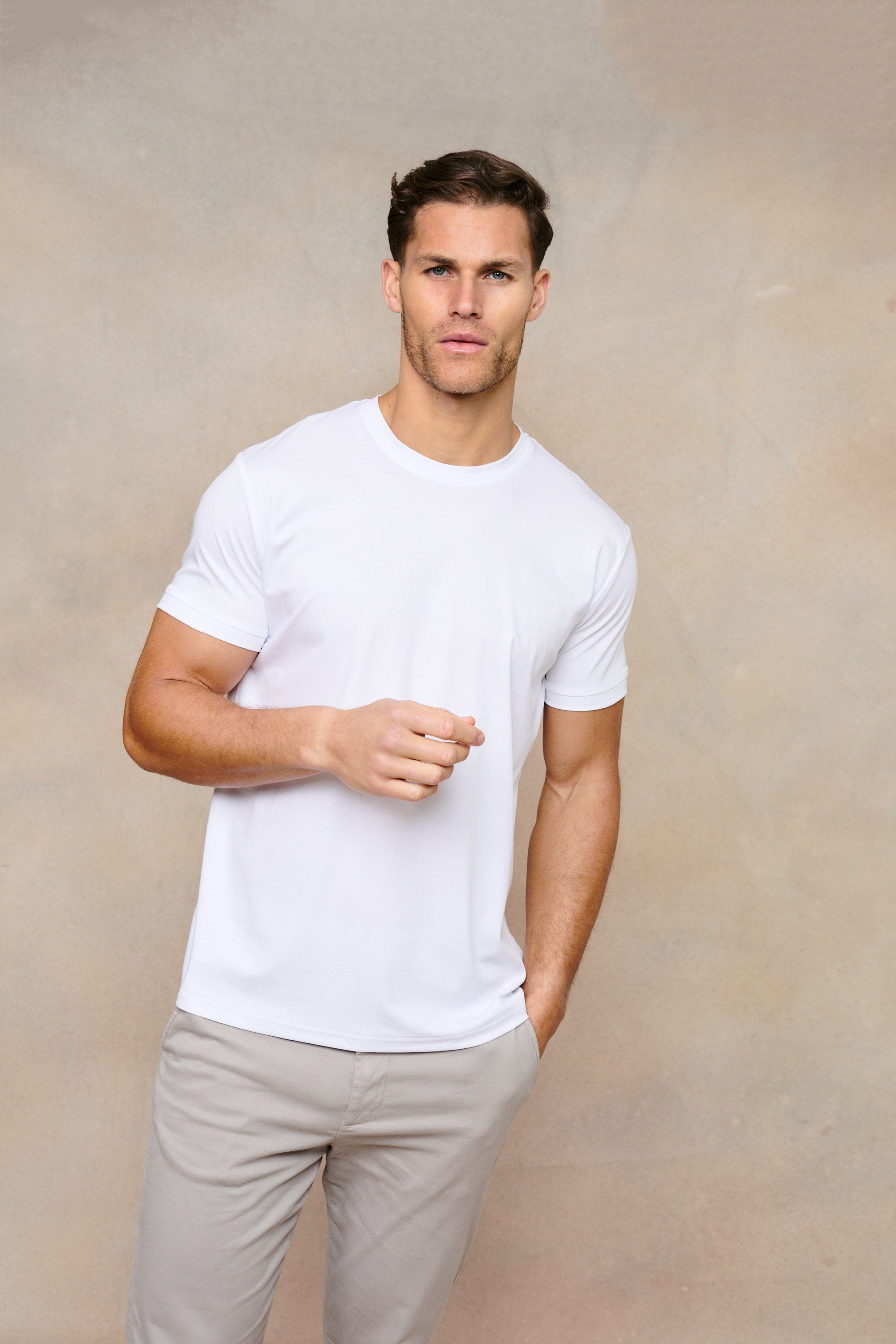 Luxe Mercerised T-Shirt - White