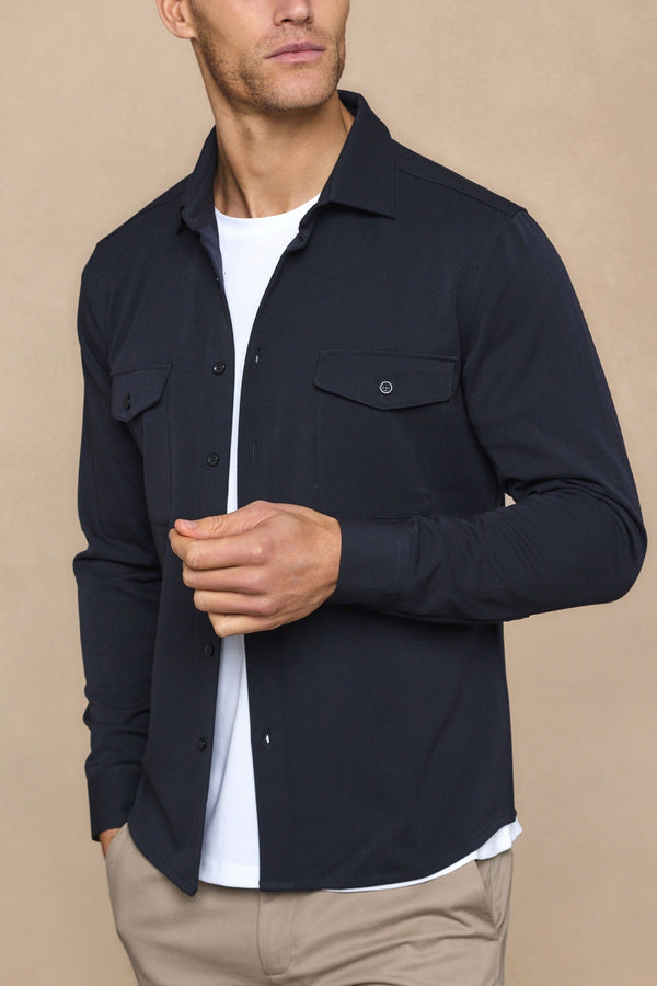 Leo Overshirt - Dark Navy