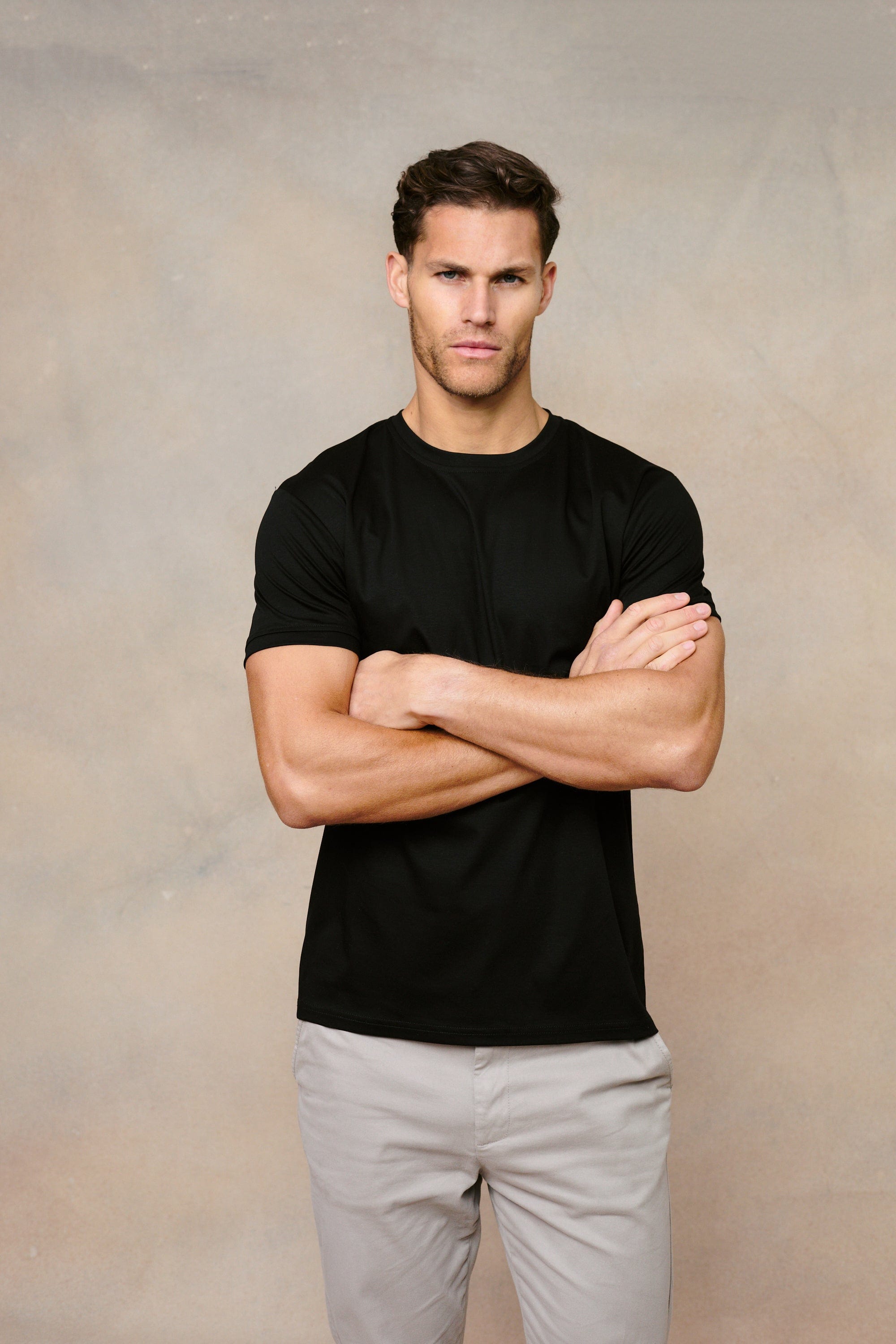 Luxe Mercerised T-Shirt - Black