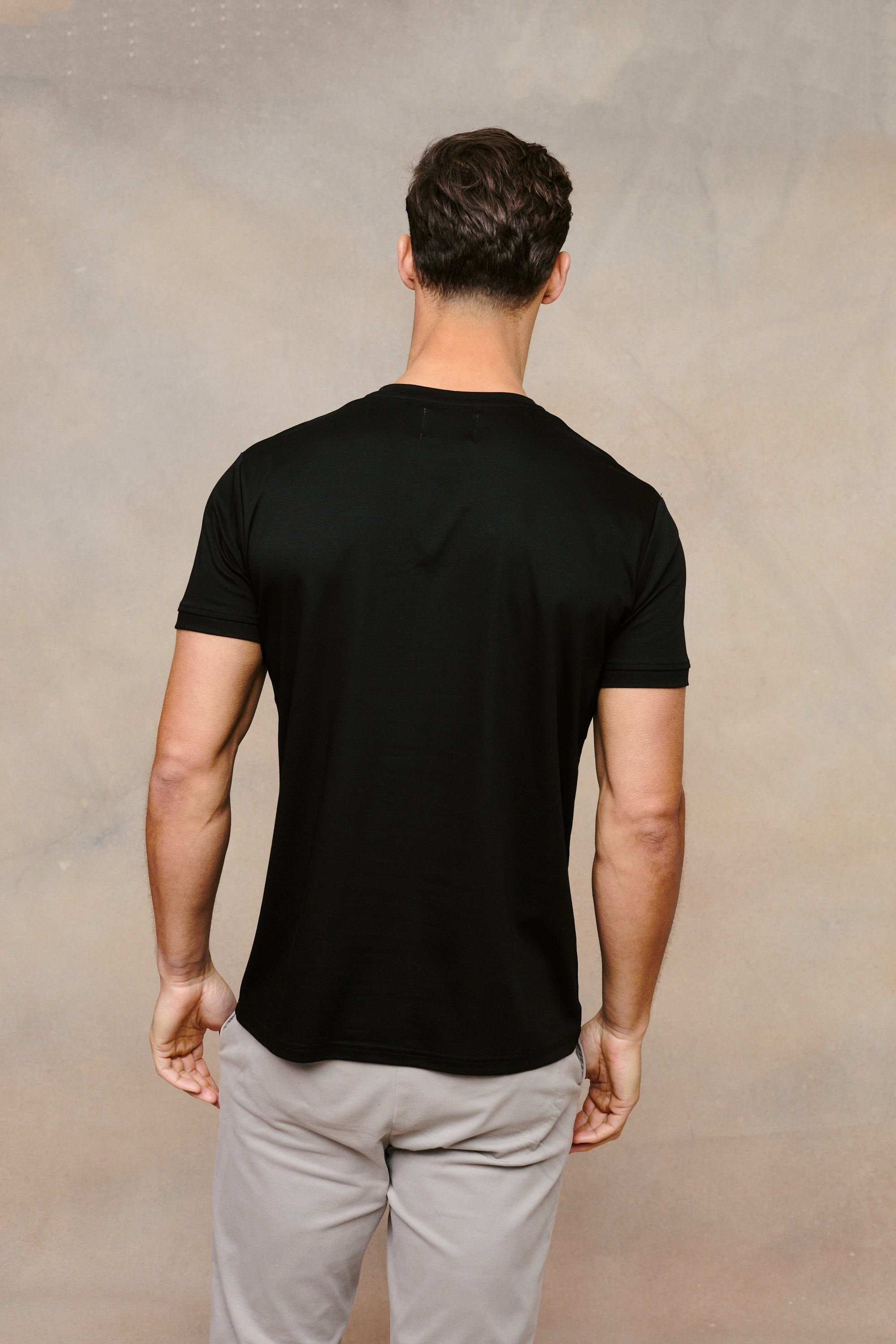 Luxe Mercerised T-Shirt - Black