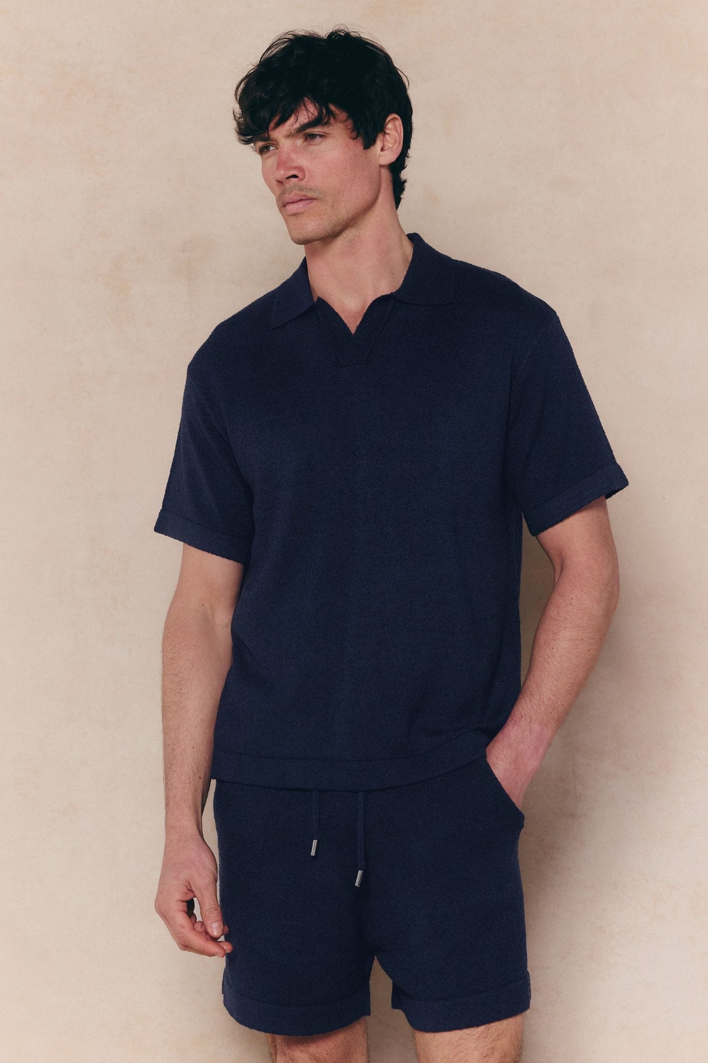 Miguel Boucle Short - Navy