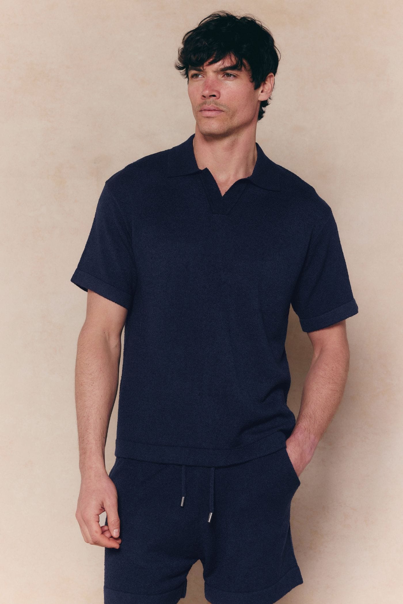 Miguel Boucle Short - Navy