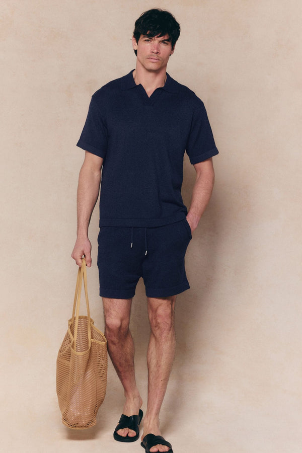 Miguel Boucle Short - Navy