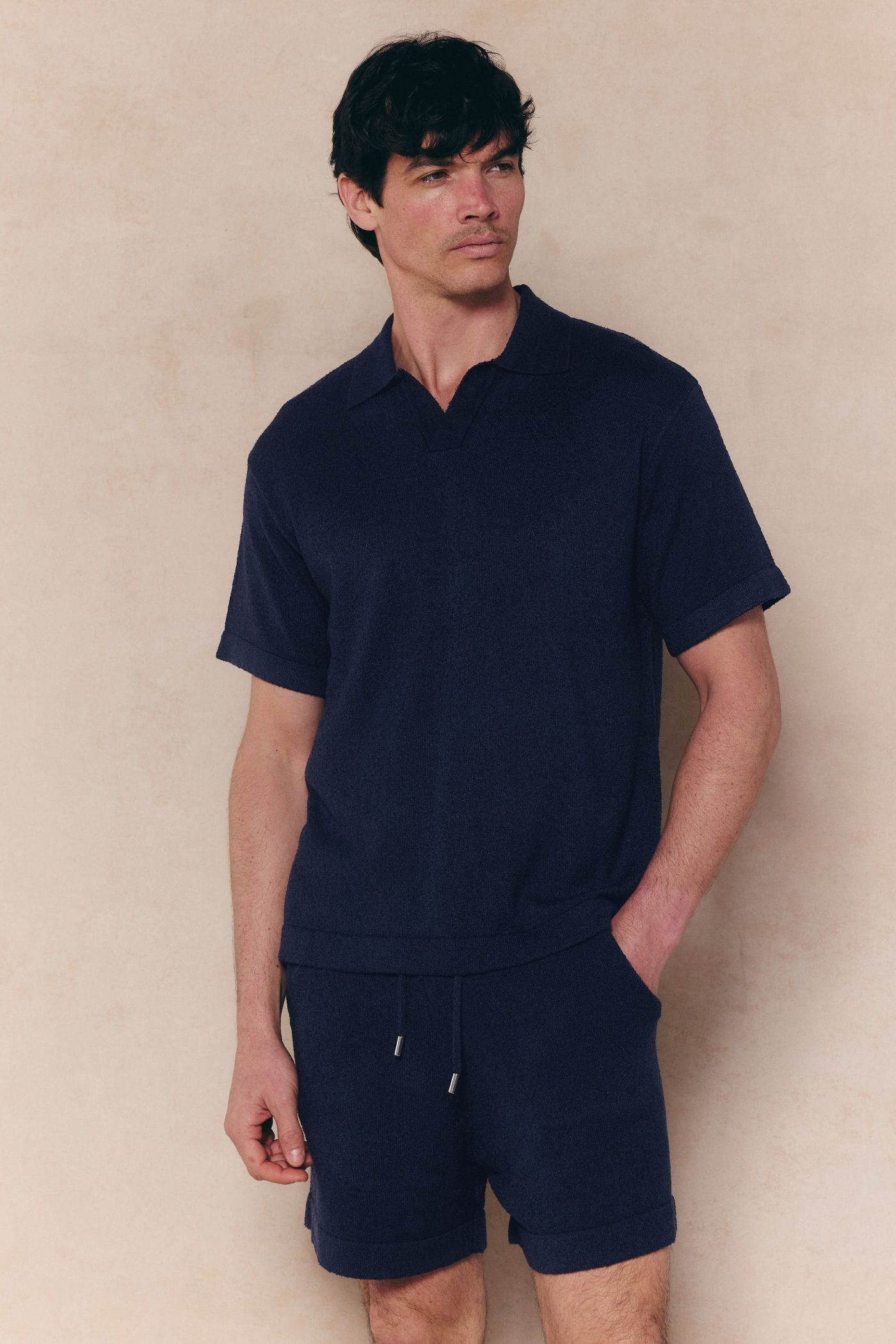 Miguel Boucle Short - Navy