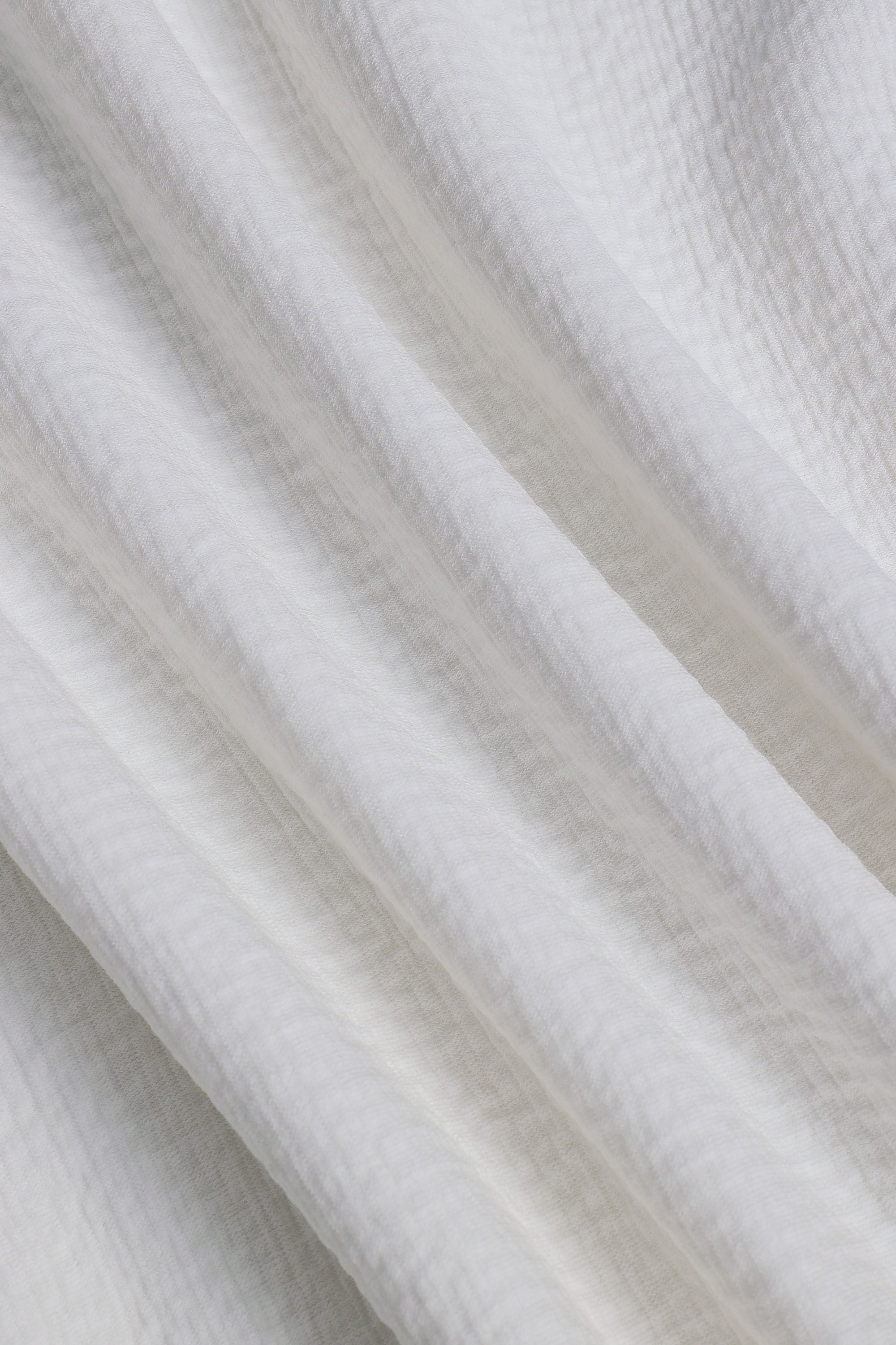 Zarco Crinkled Jersey Hoodie - Ivory