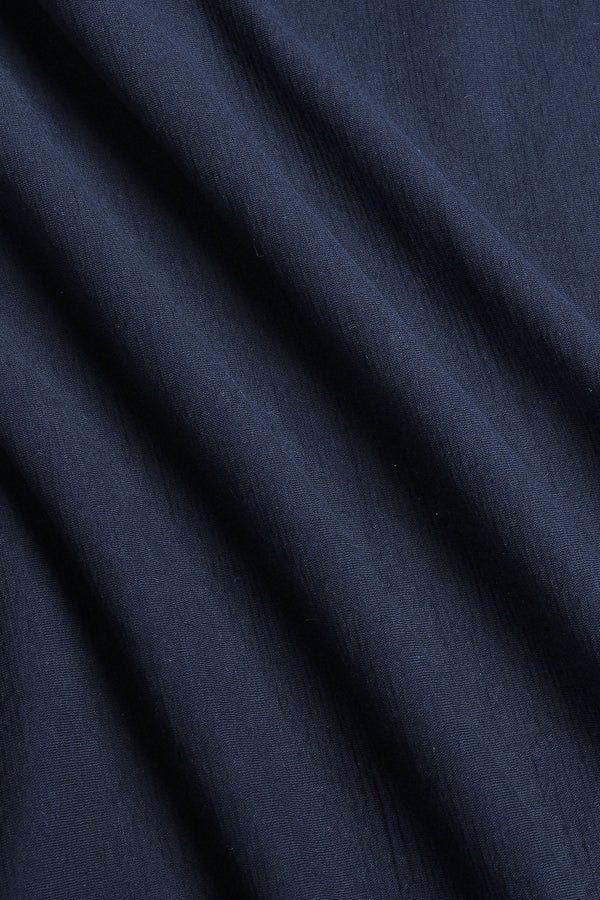 Zarco Crinkled Jersey Hoodie - Navy