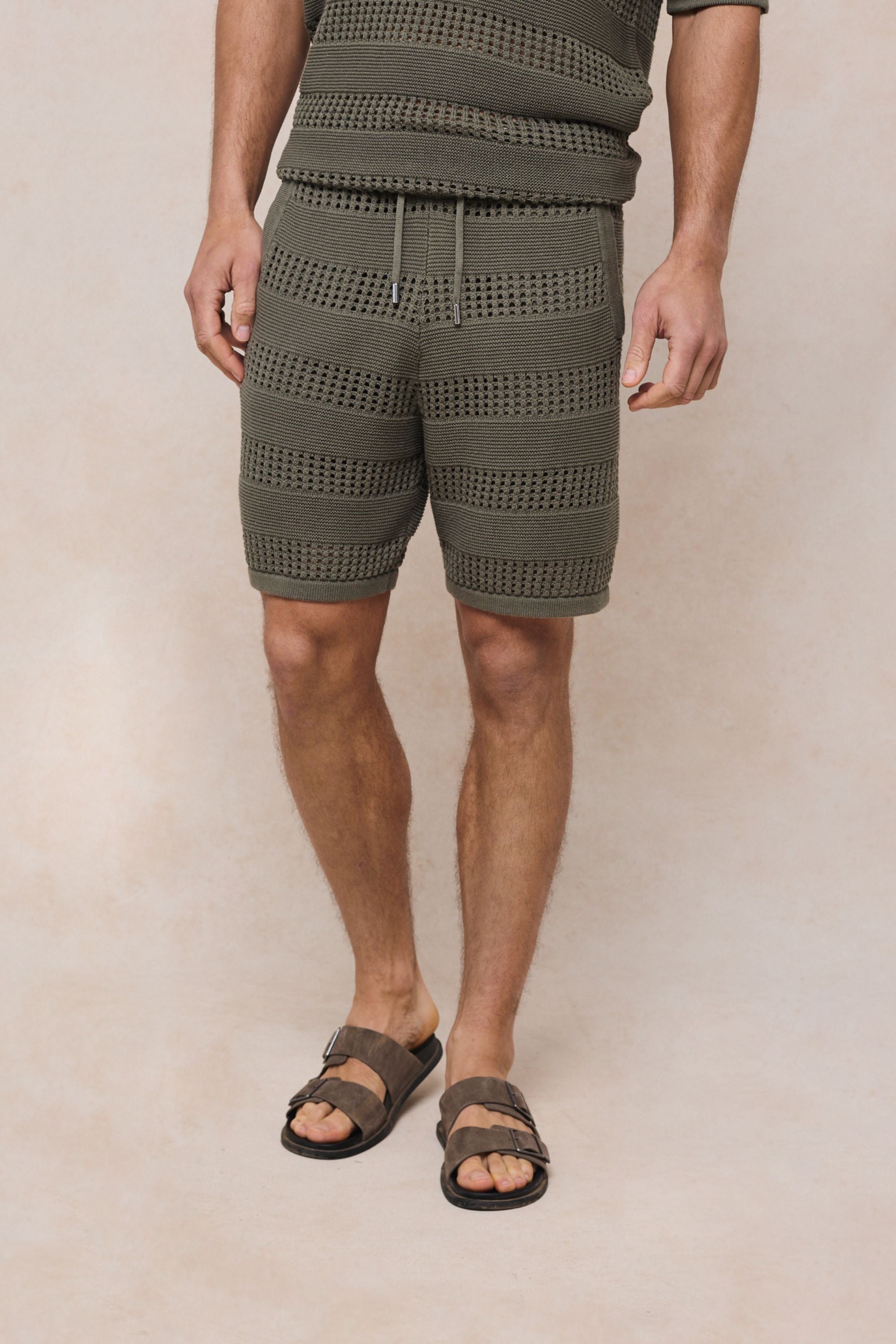 Frattina Crochet Short - Sage