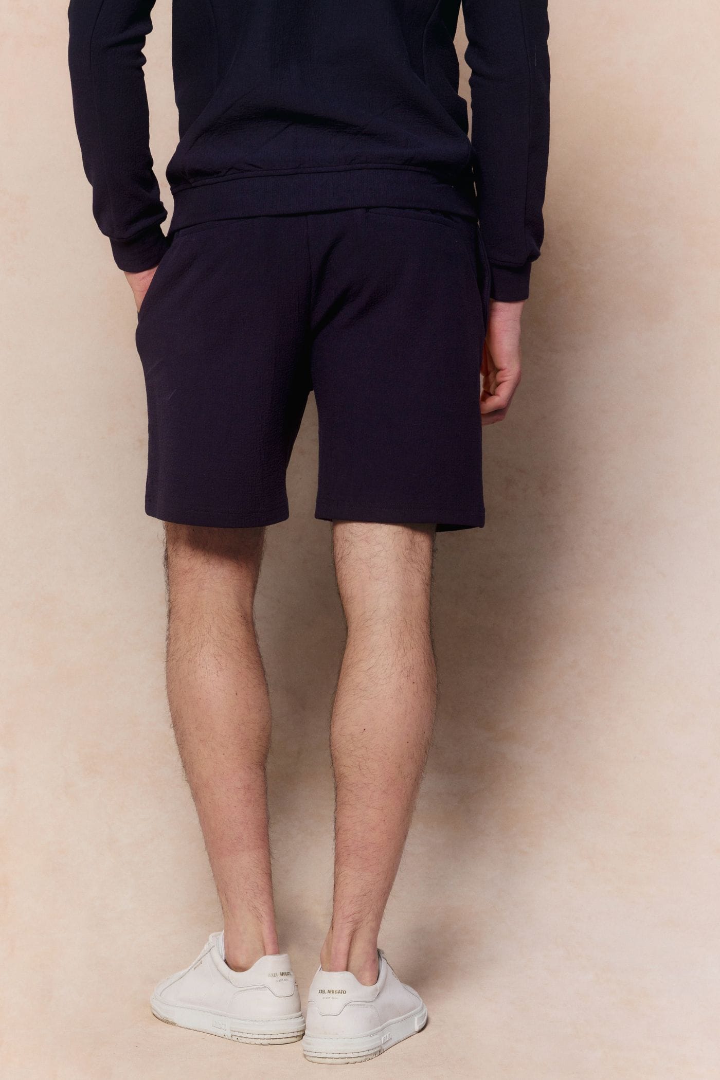 Zarco Crinkled Jersey Short - Navy