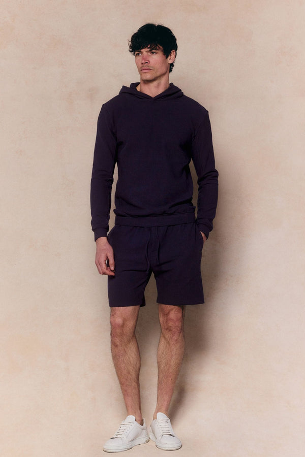 Zarco Crinkled Jersey Short - Navy