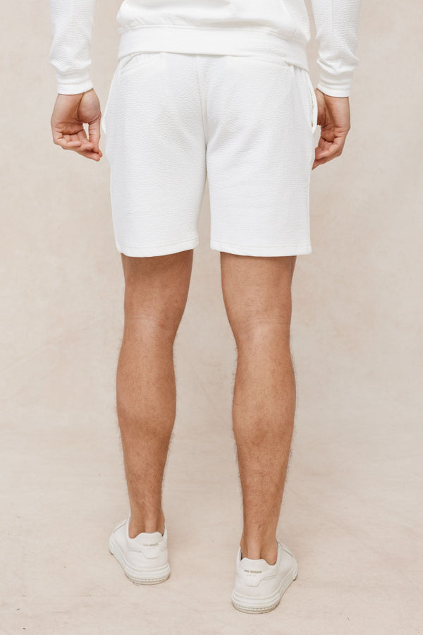 Zarco Crinkled Jersey Short - Ivory