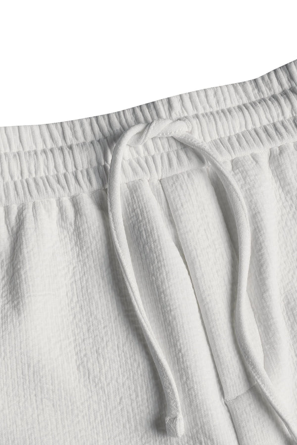 Zarco Crinkled Jersey Short - Ivory