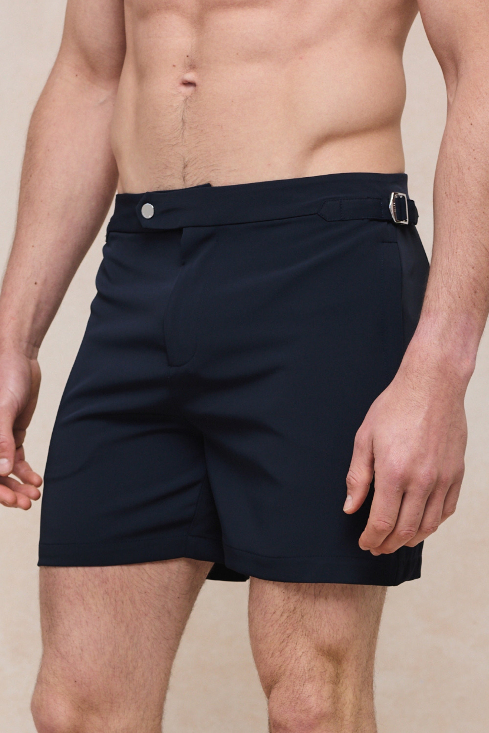 Barco Buckle Swim Short - Navy
