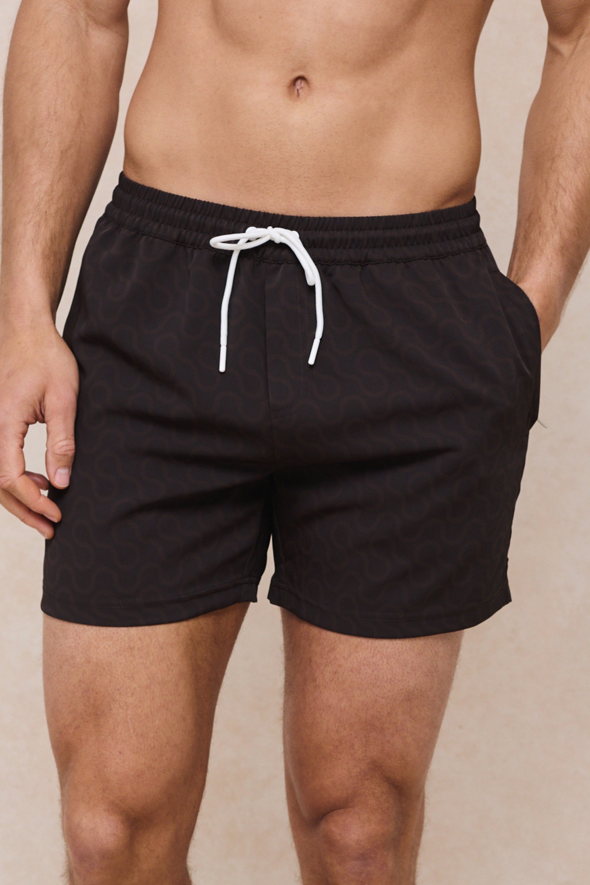 Brezza Wave Swim Short - Brown/Light Brown
