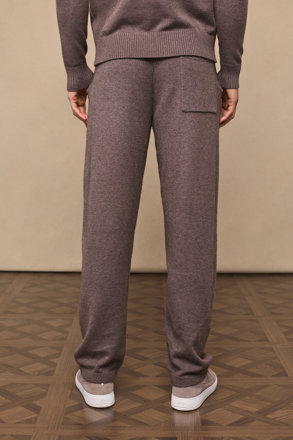 Rowan Knitted Trouser - Brown Marl
