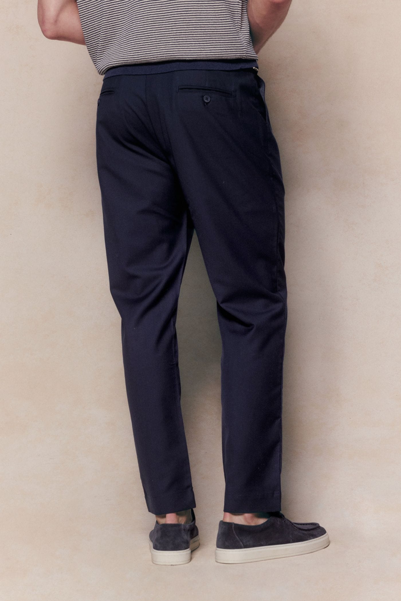 Jasper Tailored Trouser - Navy
