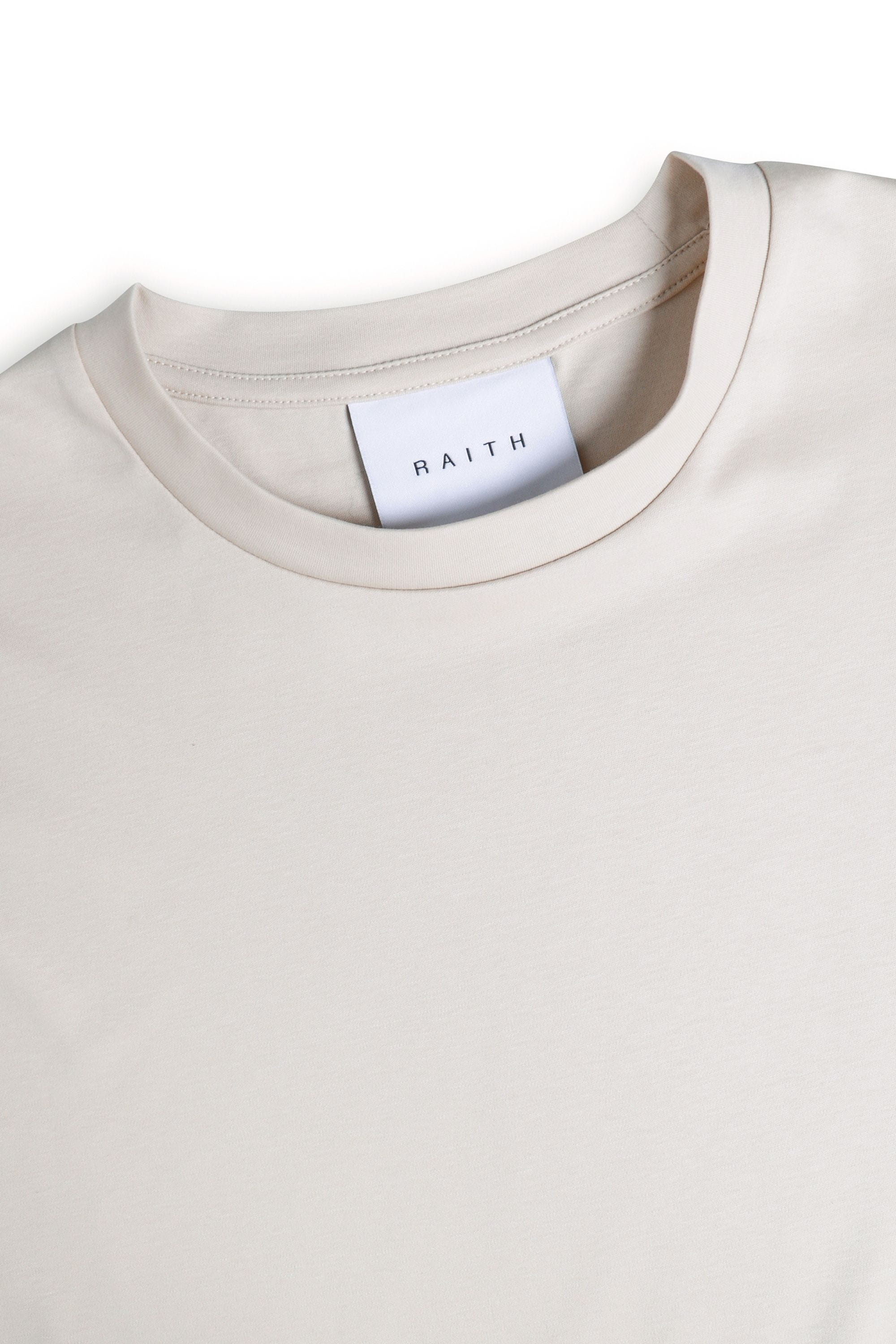 Luxe Mercerised T-Shirt - Beige