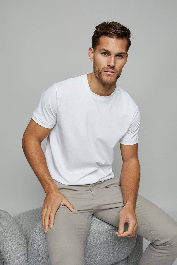 Luxe Mercerised T-Shirt - White