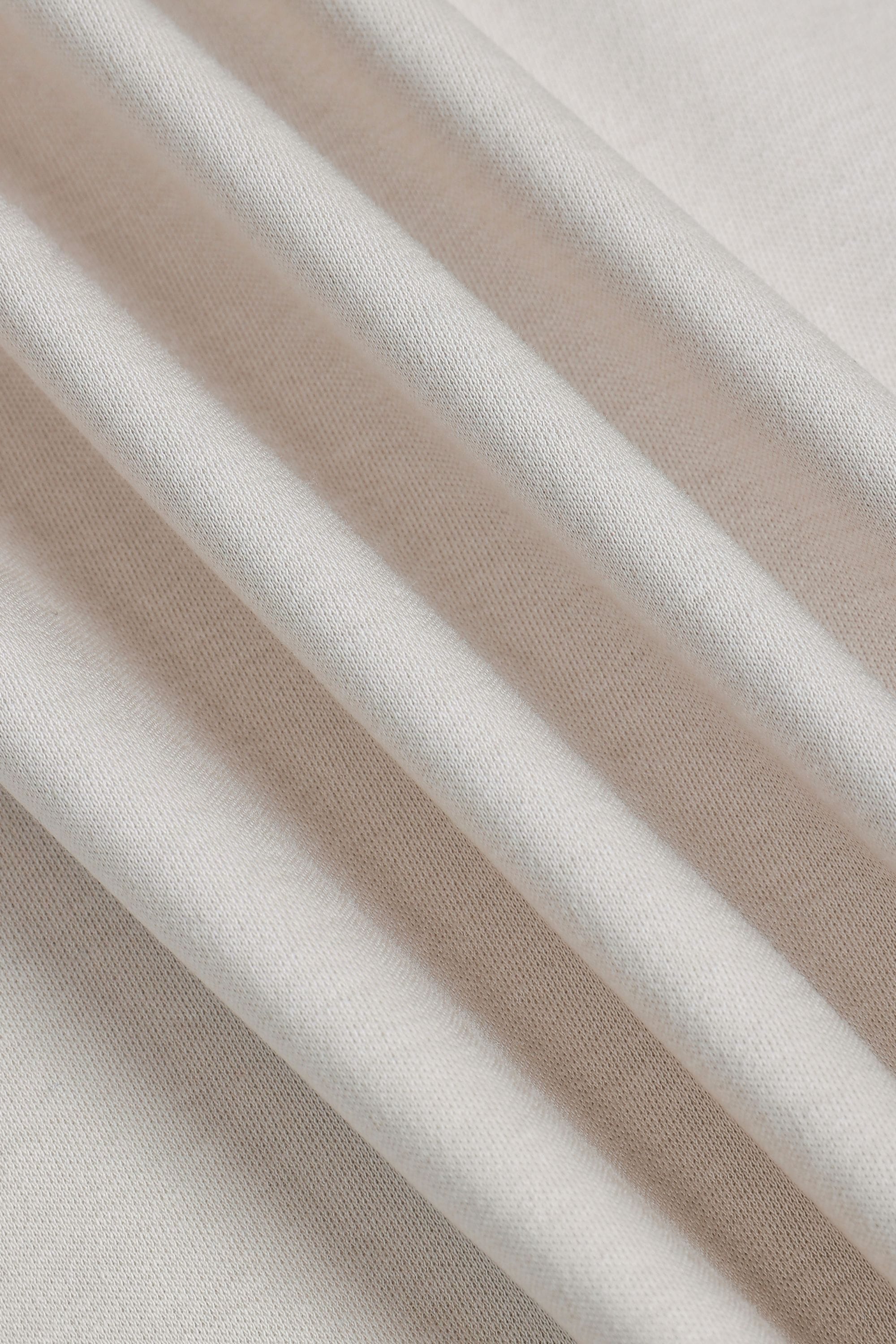 Luxe Mercerised T-Shirt - Beige