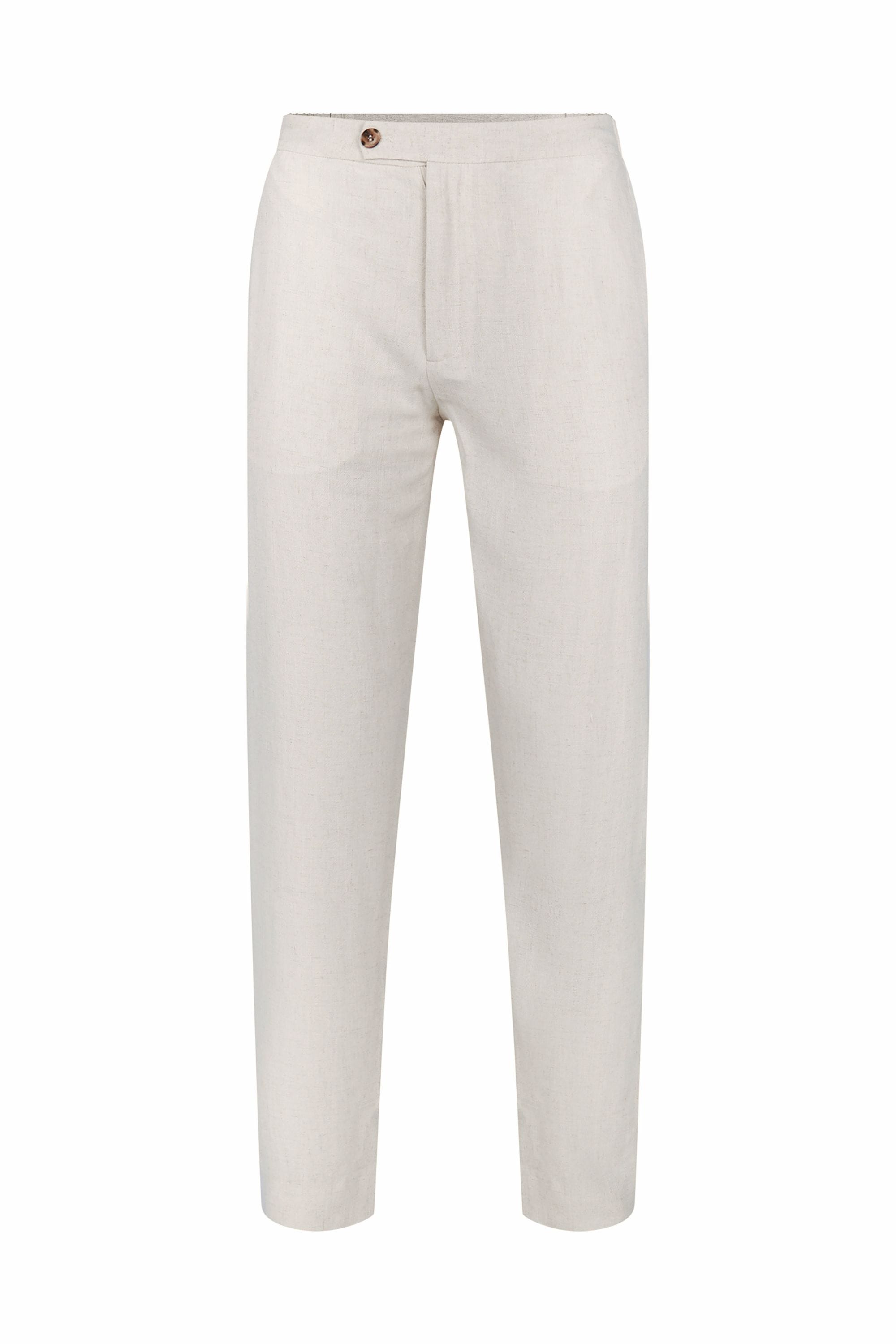 Cami Linen Straight Leg Trouser - Oatmeal