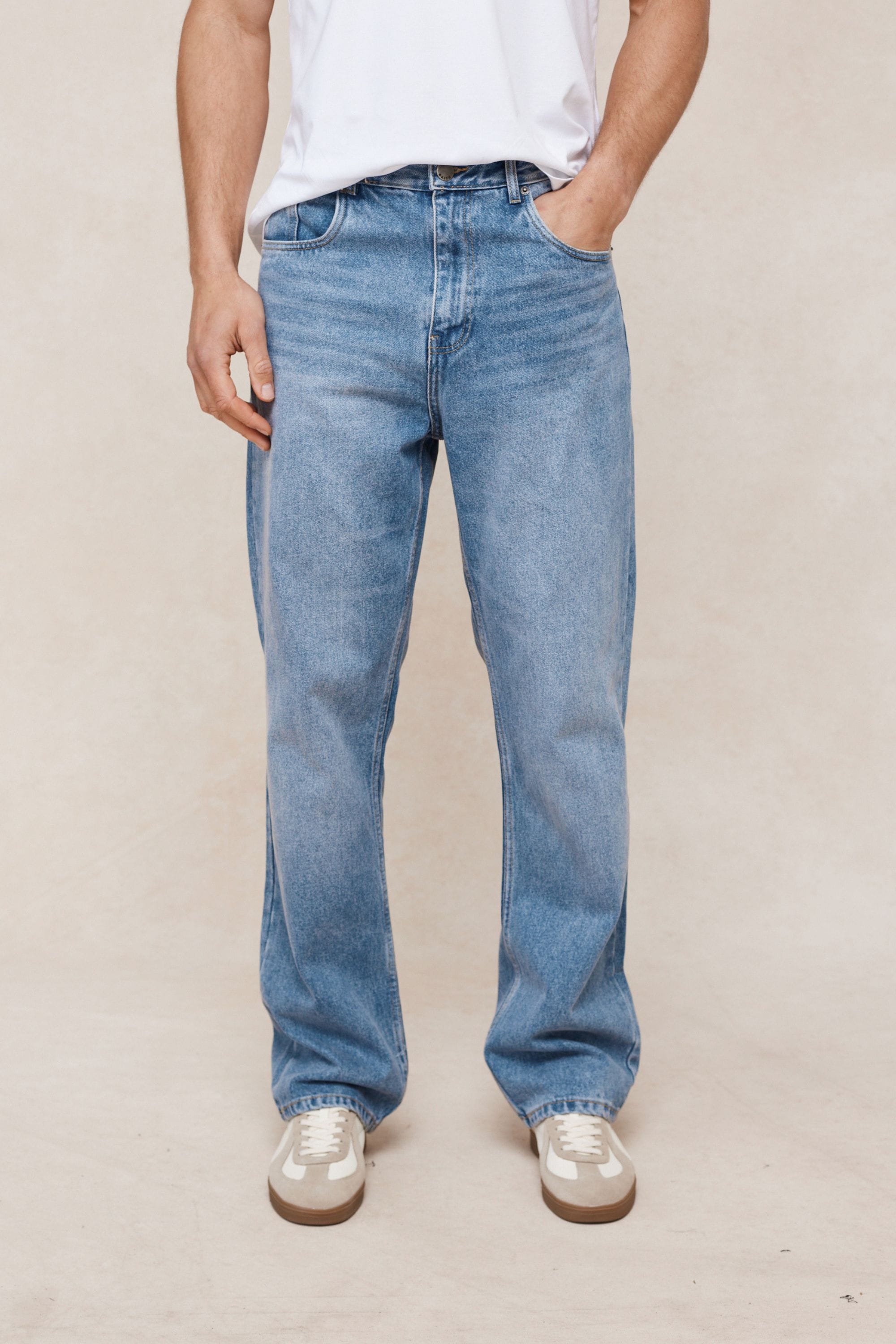 Mason Relaxed Fit Jeans - Midwash Indigo