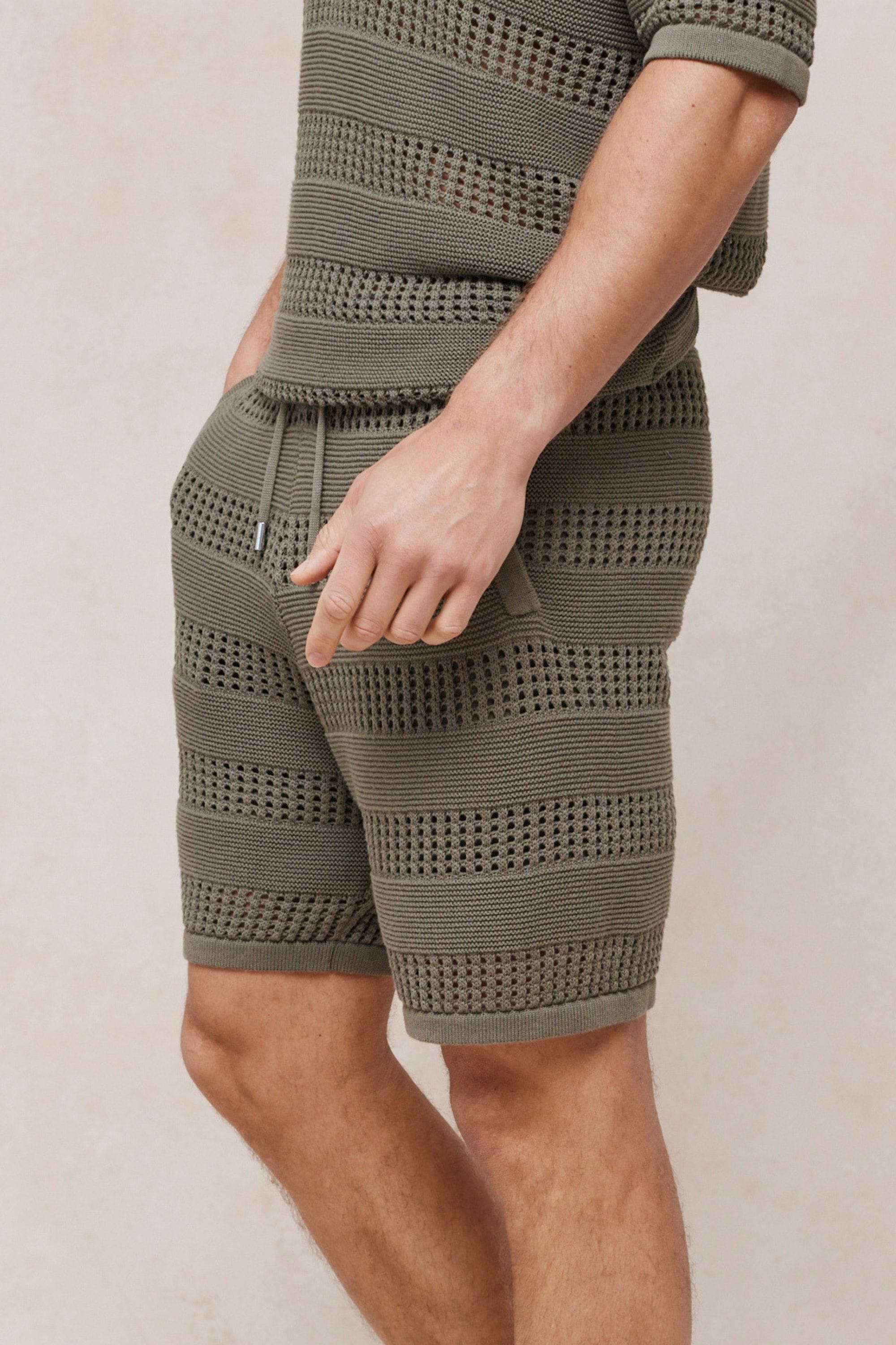 Frattina Crochet Short - Sage
