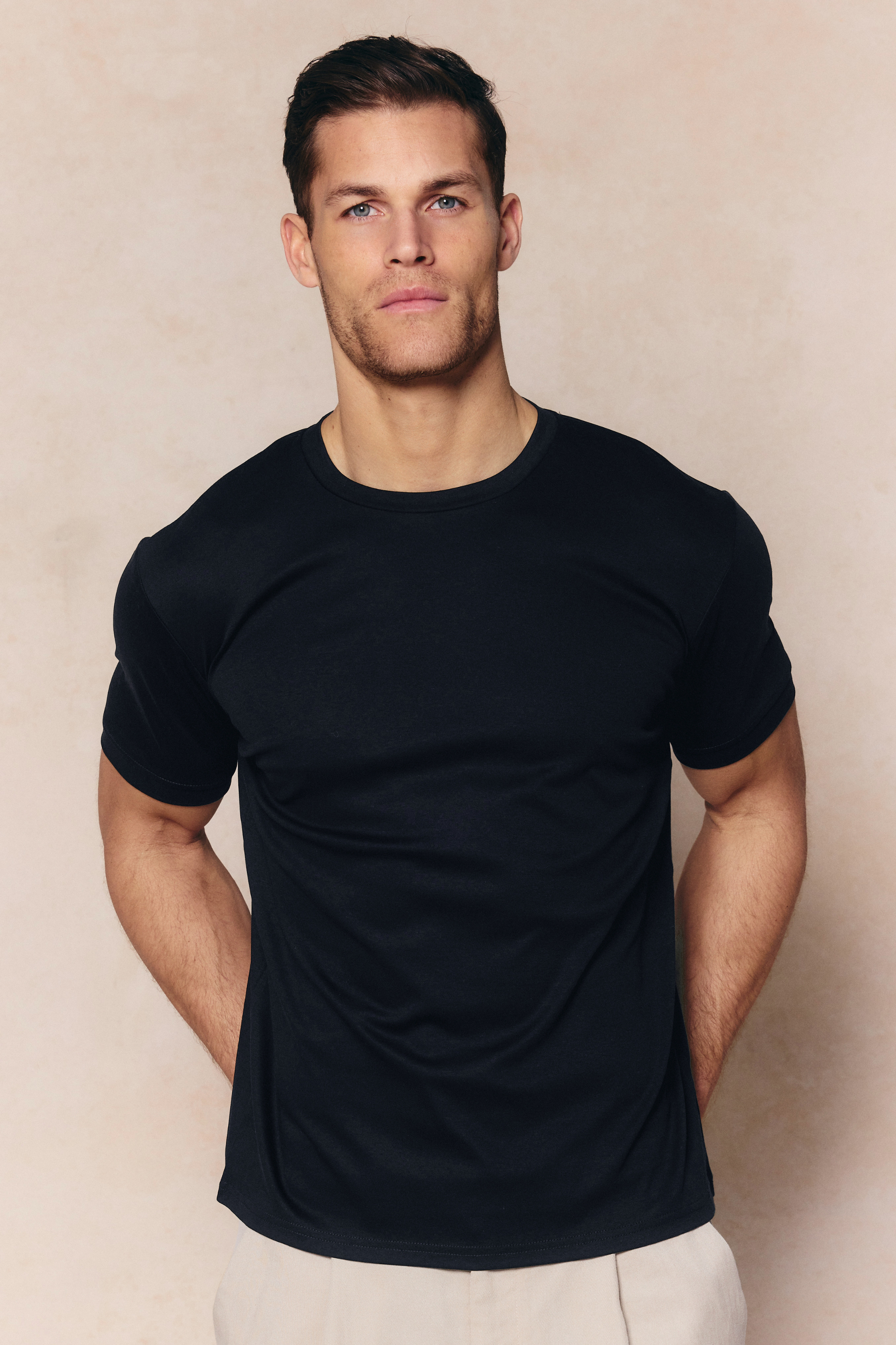 Luxe Mercerised T-Shirt - Black
