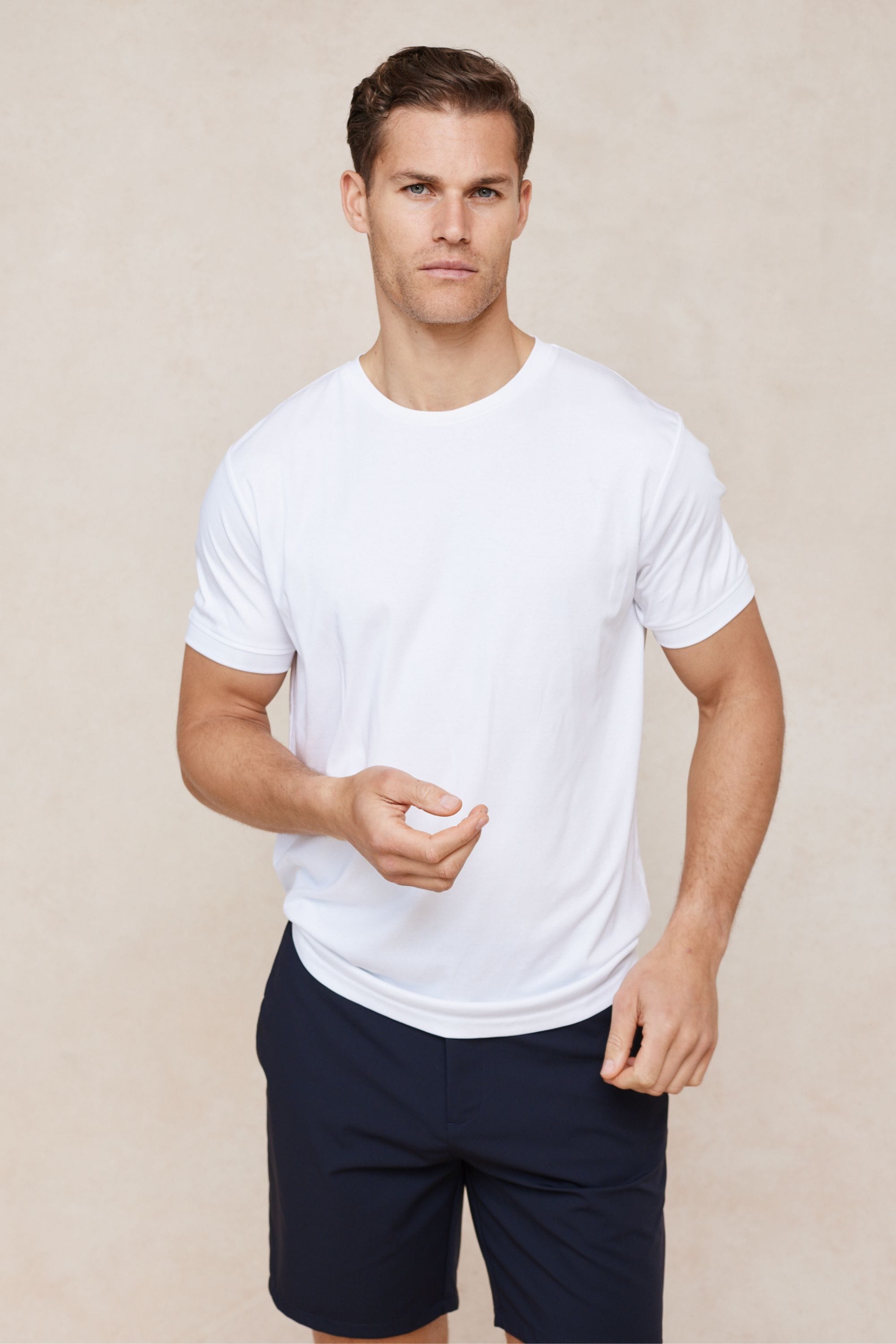 Luxe Mercerised T-Shirt - White