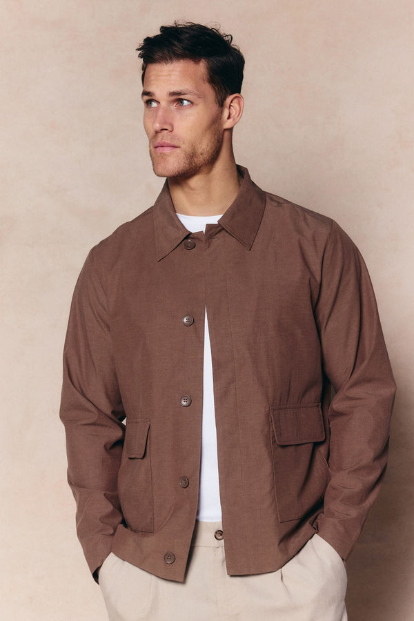 Diego Patch Pocket Tailored Jacket - Rust