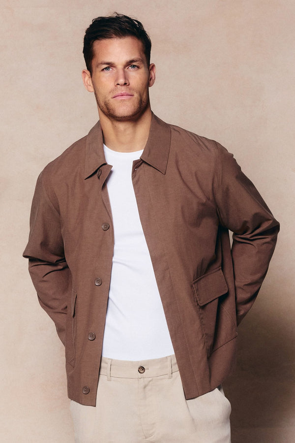 Diego Patch Pocket Tailored Jacket - Rust