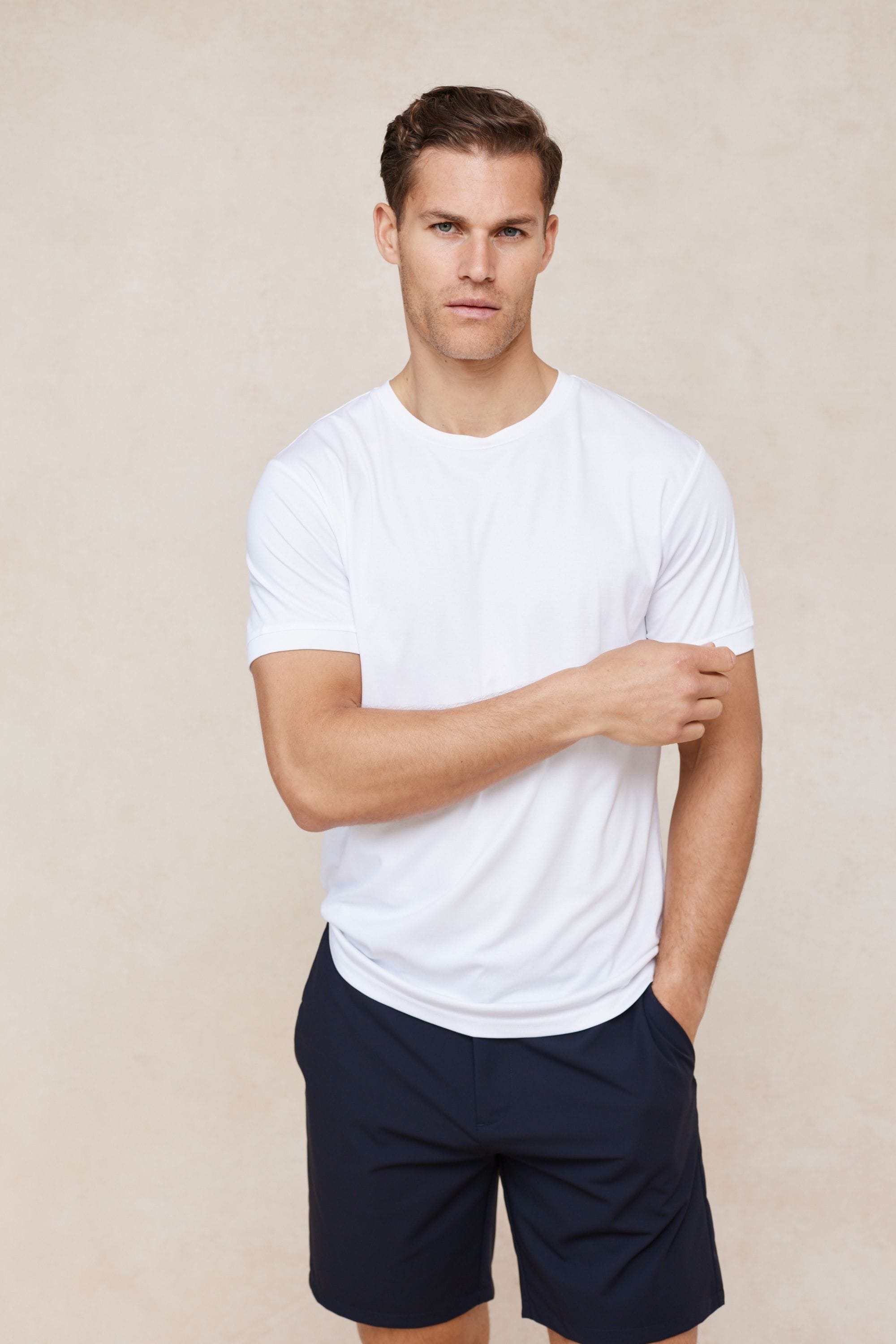 Luxe Mercerised T-Shirt - White