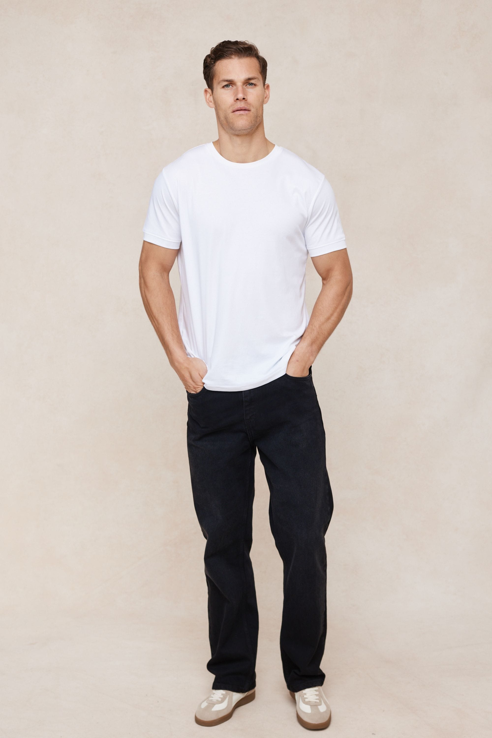 Luxe Mercerised T-Shirt - White