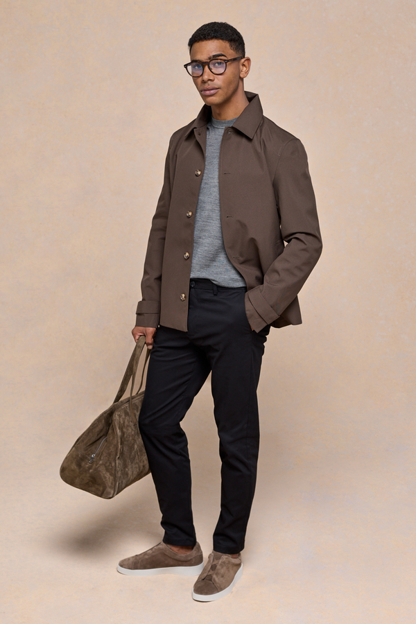 Carlos Trench Jacket - Brown