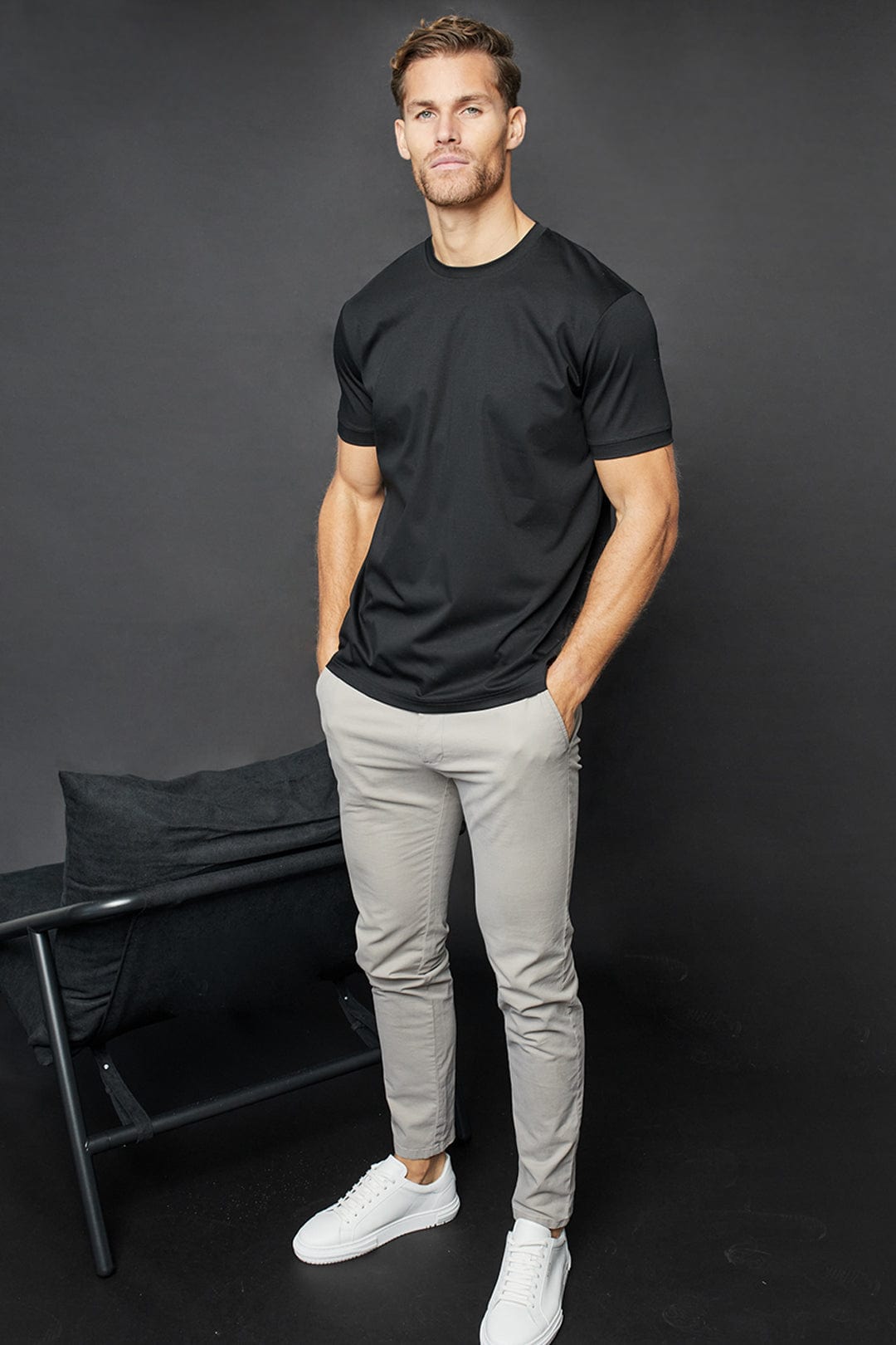 Luxe Mercerised T-Shirt - Black
