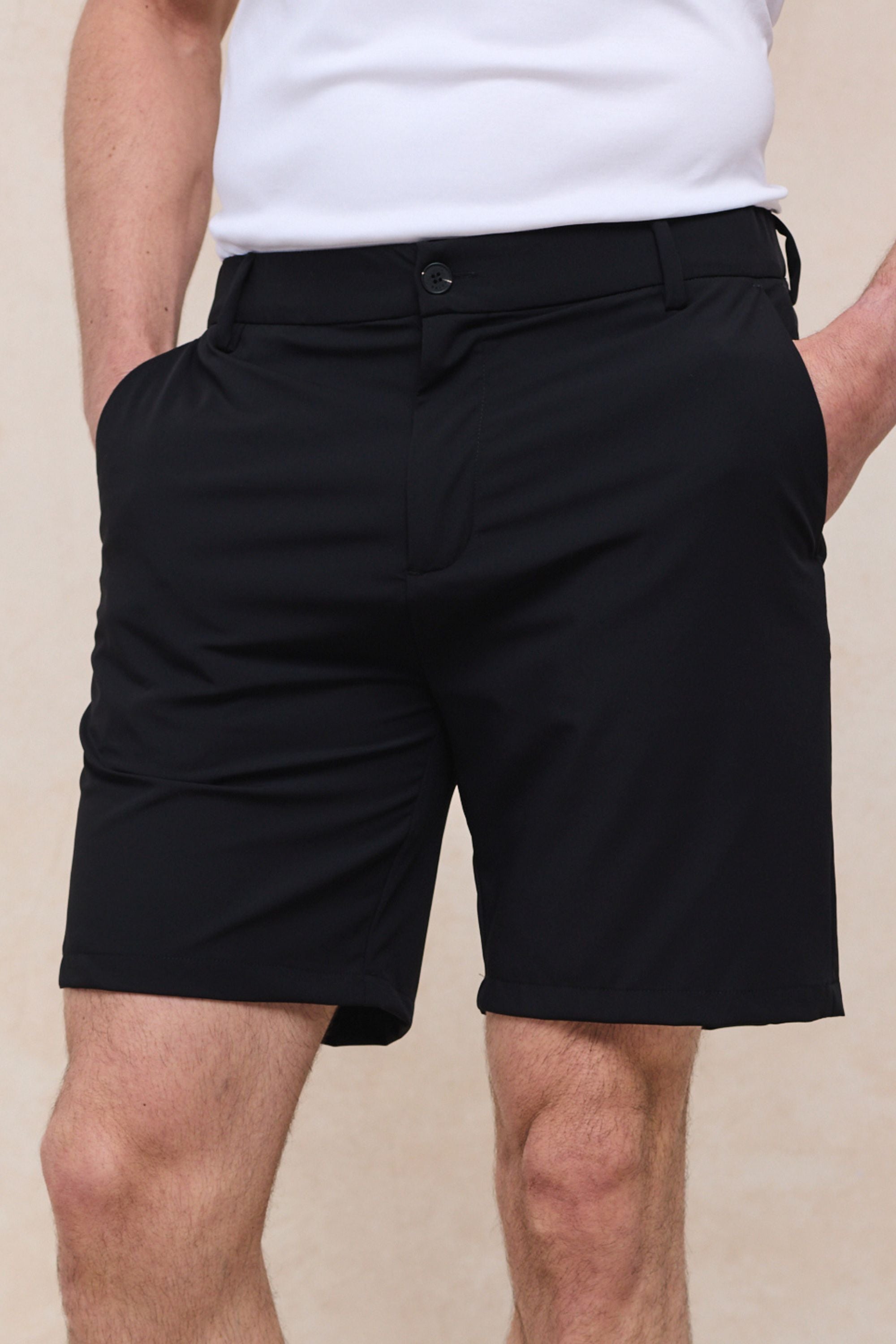Luiz Hybrid Short - Black