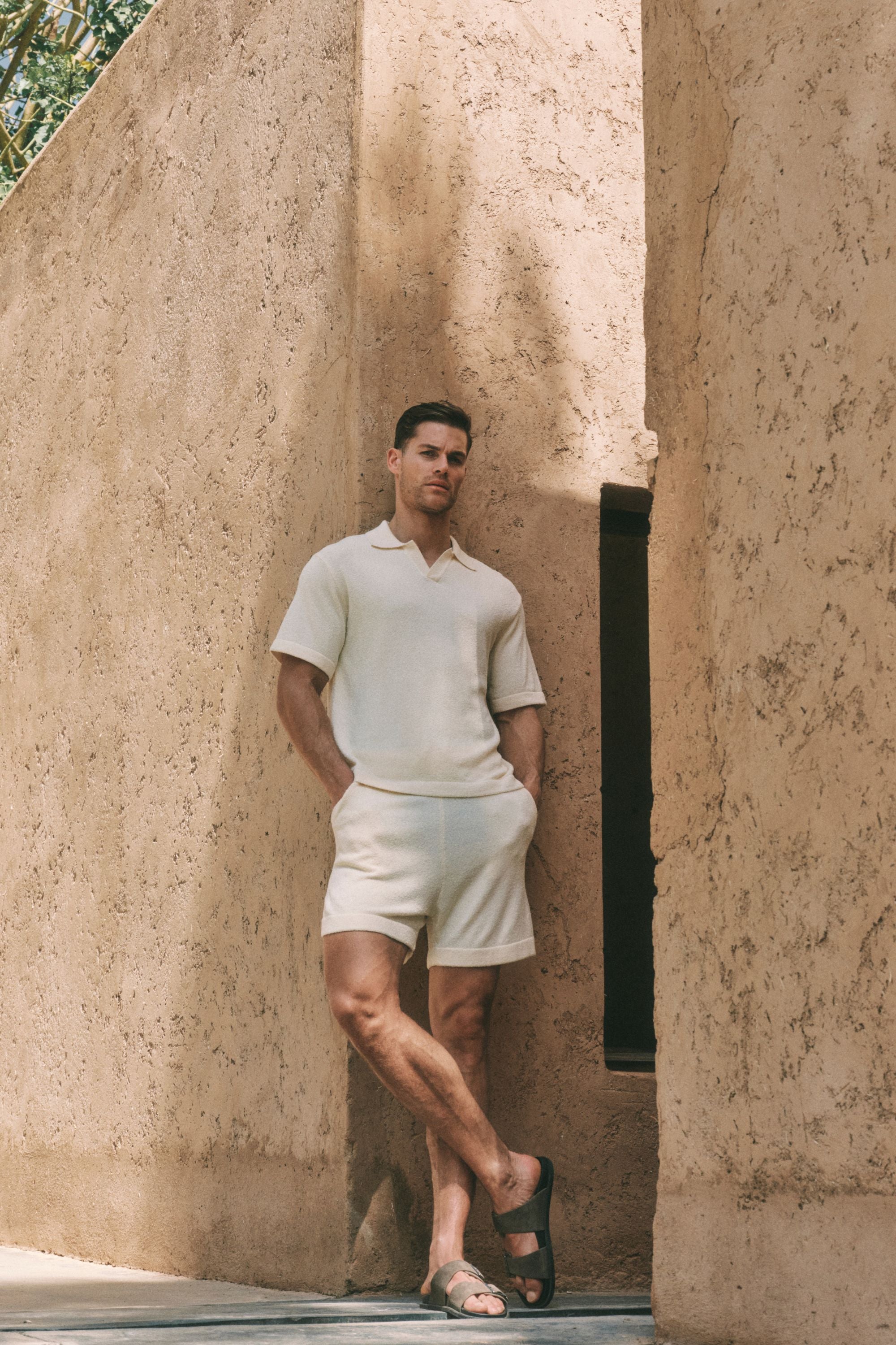 Miguel Boucle Short - Ecru