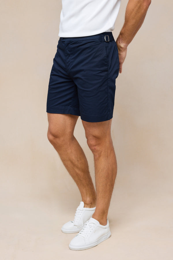 Pecori Buckle Short - Navy