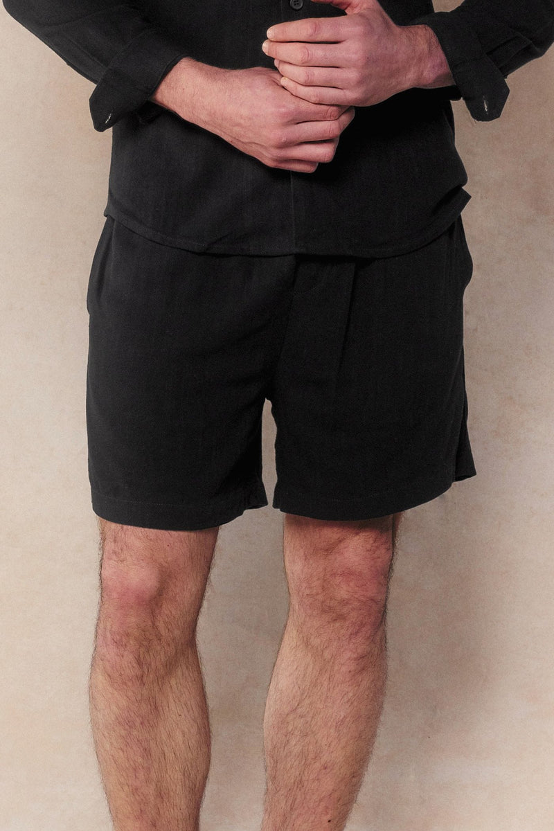 Cami Linen Short - Black