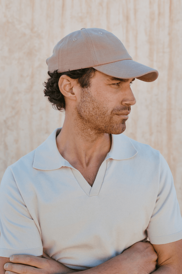 Linen Cap - Beige