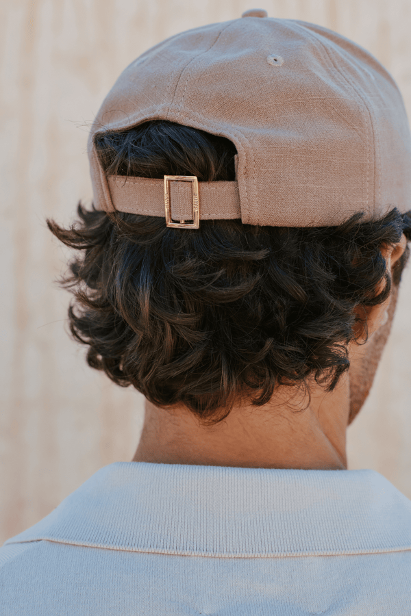 Linen Cap - Beige