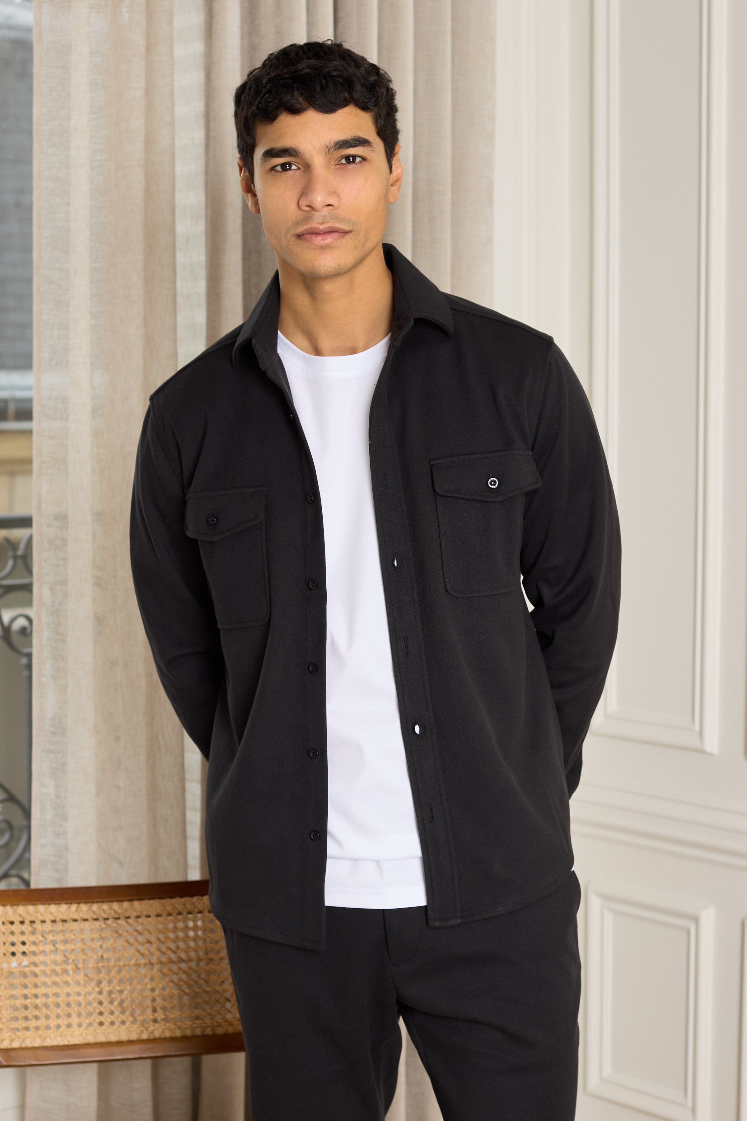 Elijah Overshirt - Black