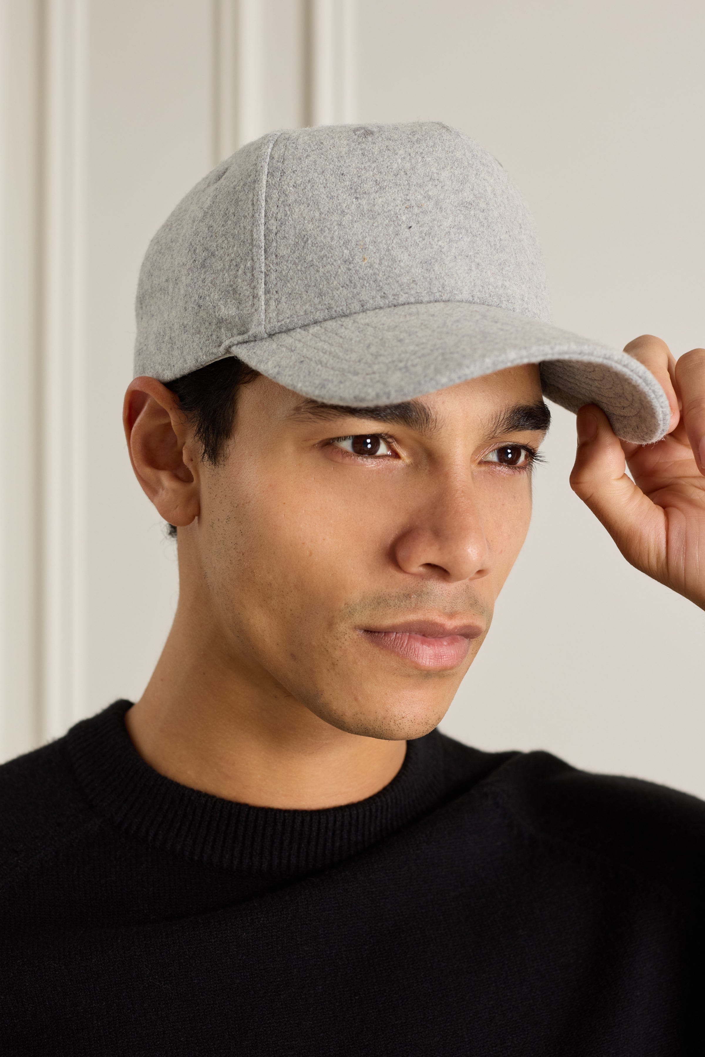 Wool Cap - Grey Marl