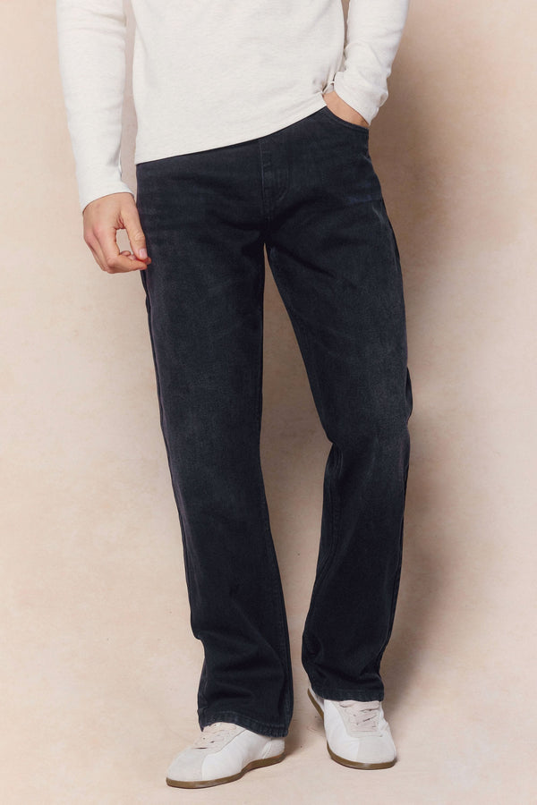 Mason Relaxed Fit Jeans - Black Wash