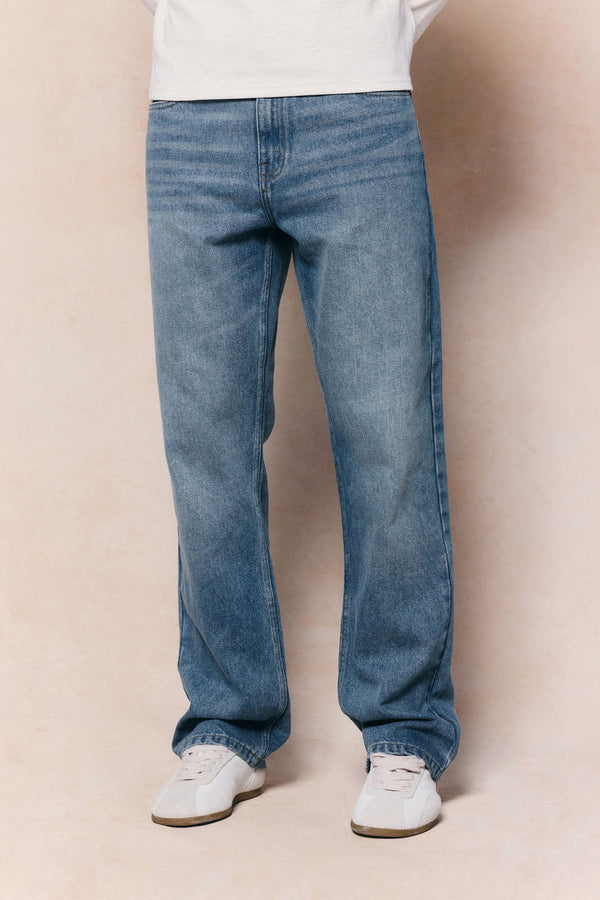 Mason Relaxed Fit Jeans - Midwash Indigo